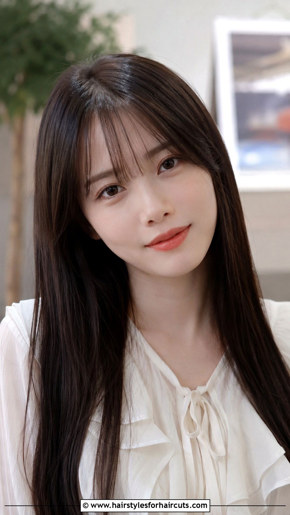 Bone Straight Hair With Wispy Bangs - 25 bone straight hairstyles - 25 bone straight hairstyles