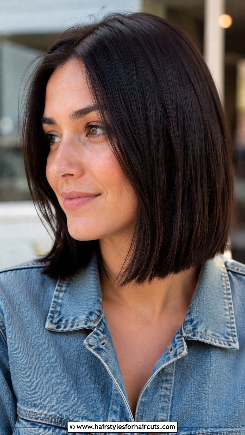 Bone Straight Lob Haircut - 25 bone straight hairstyles - 25 bone straight hairstyles