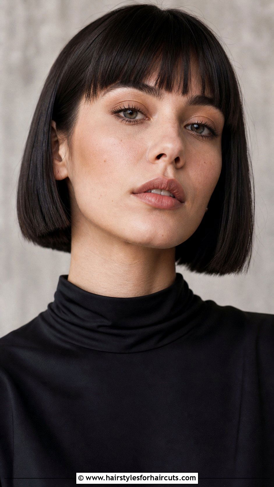 Bottleneck Bangs Blunt Cut - 25 bottle hairstyles - 25 bottle hairstyles