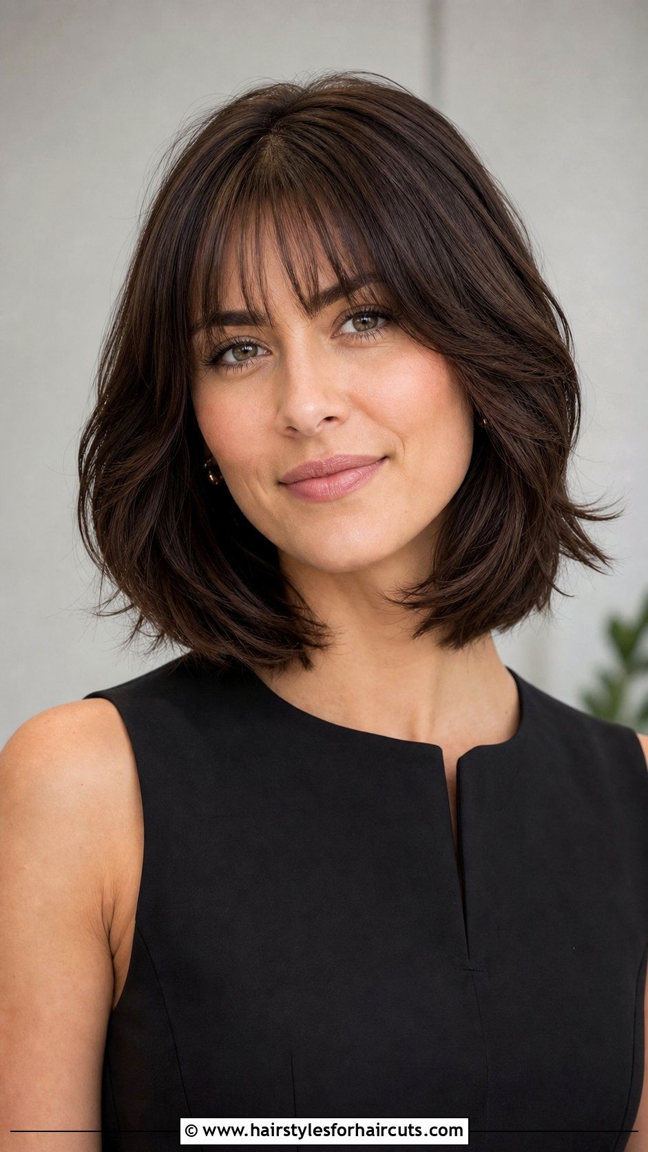 Bottleneck Bangs Layered Bob - 25 bottle hairstyles - 25 bottle hairstyles
