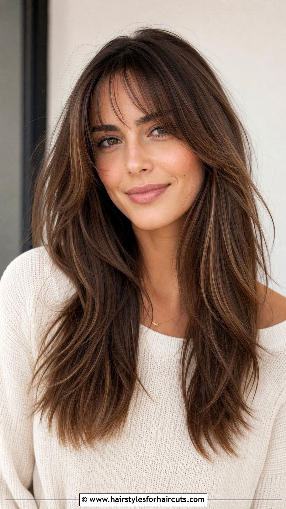 Bottleneck Bangs Long Layers - 25 bottle hairstyles - 25 bottle hairstyles