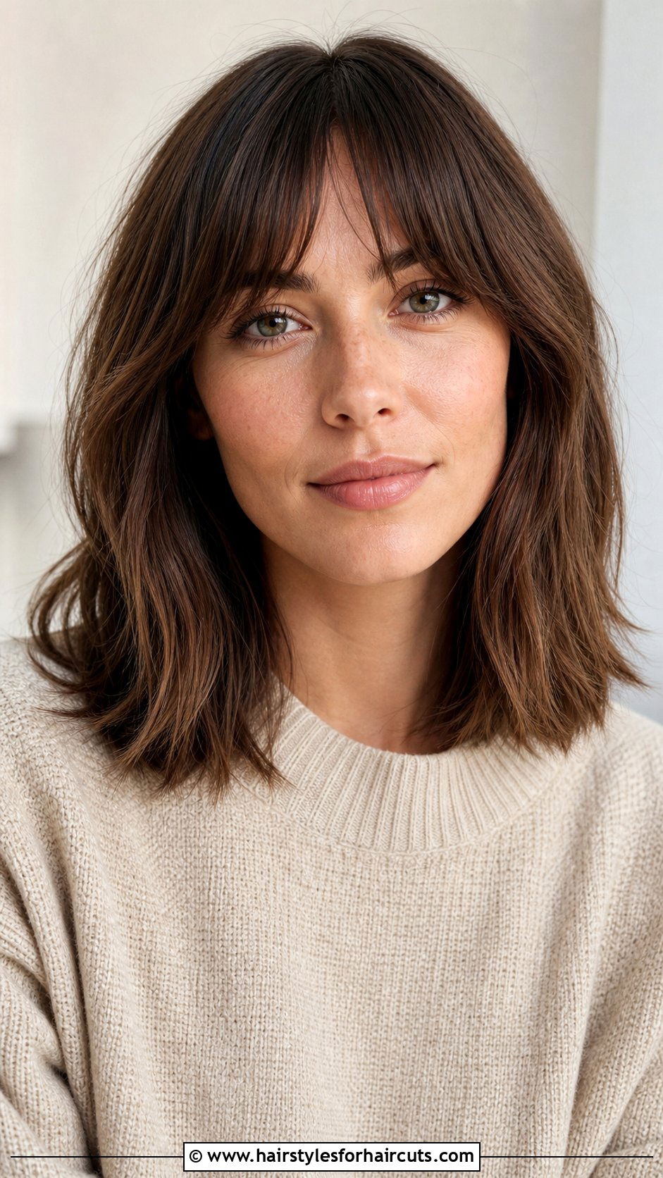 Bottleneck Bangs Shoulder Length Hair - 25 bottle hairstyles - 25 bottle hairstyles
