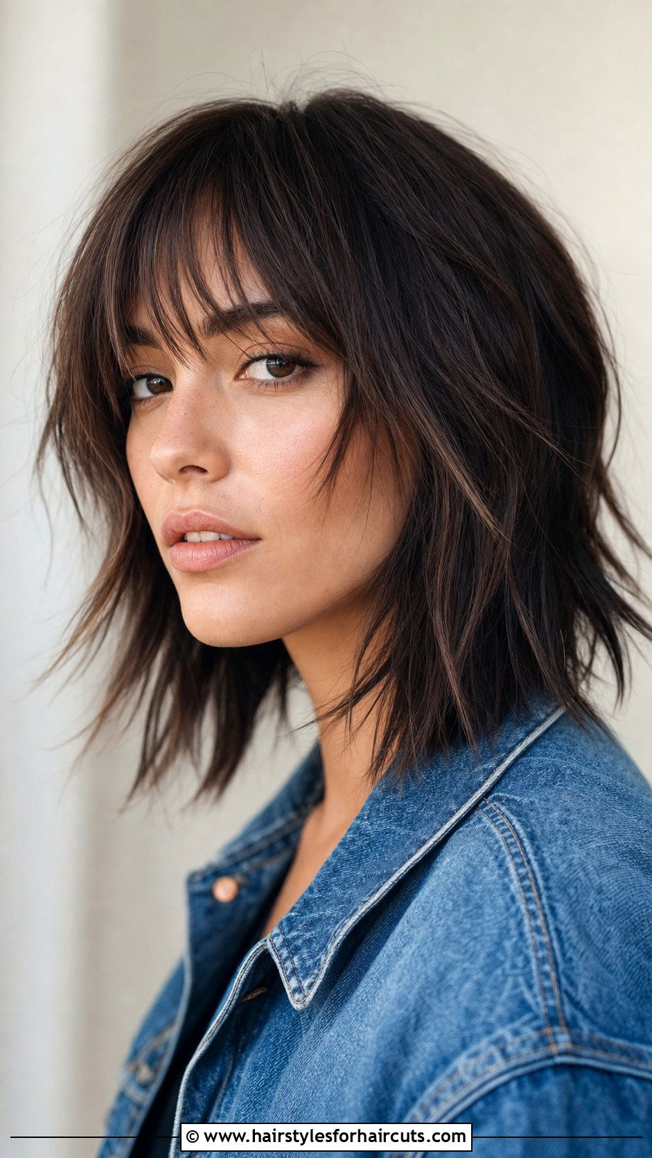 Bottleneck Bangs Textured Ends - 25 bottle hairstyles - 25 bottle hairstyles