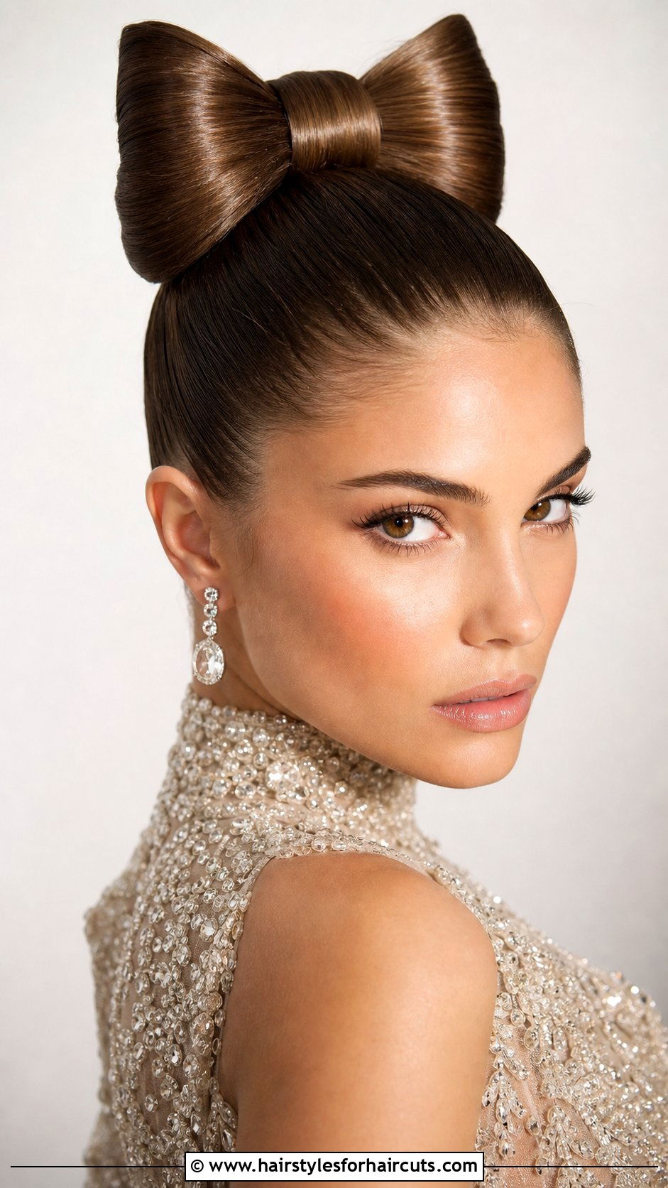 Bow Updo - 25 wedding hairstyles up - 25 wedding hairstyles up