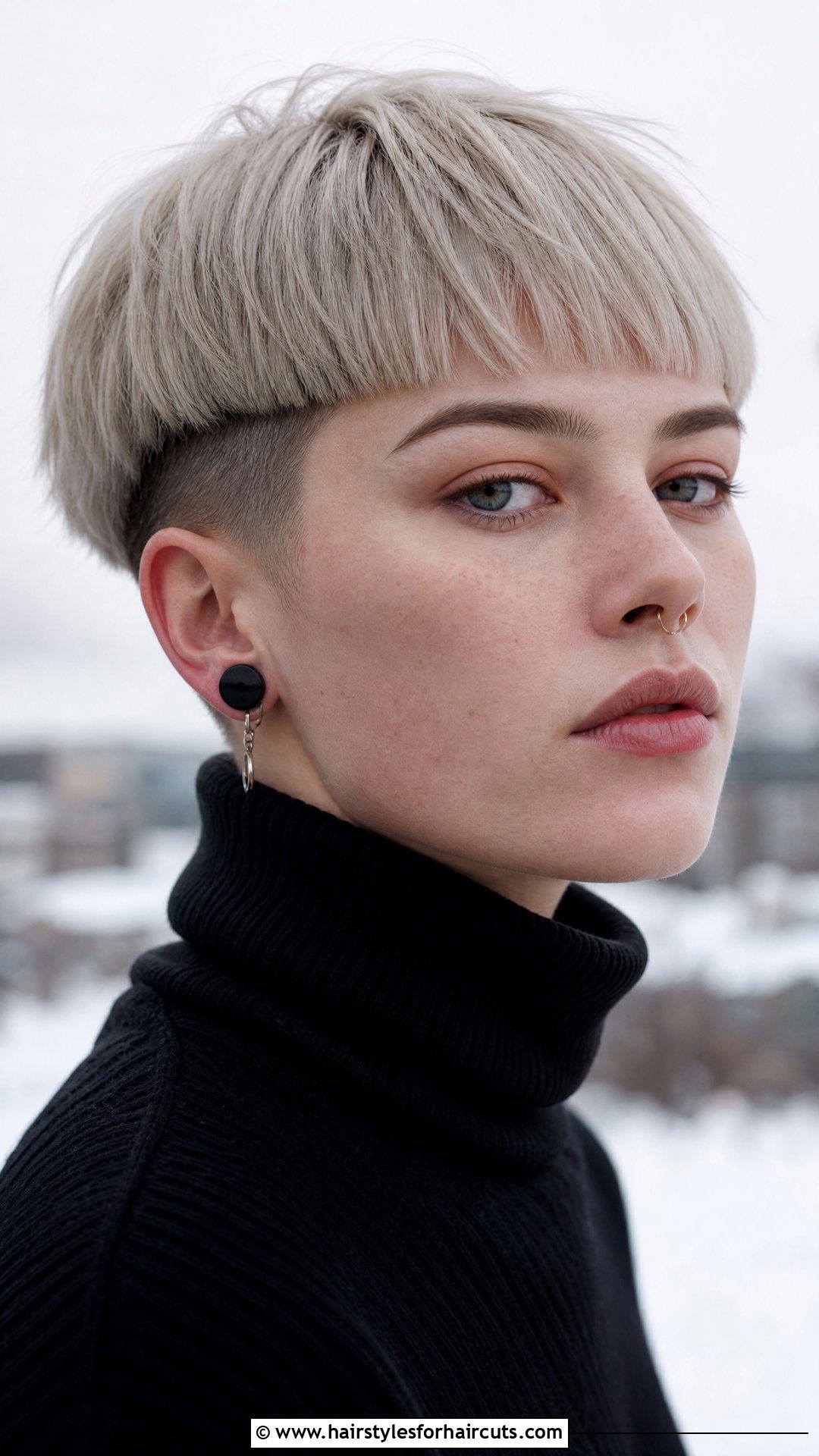 Bowl Cut Punk Short Haircut - 25 punk short haircuts - 25 punk short haircuts