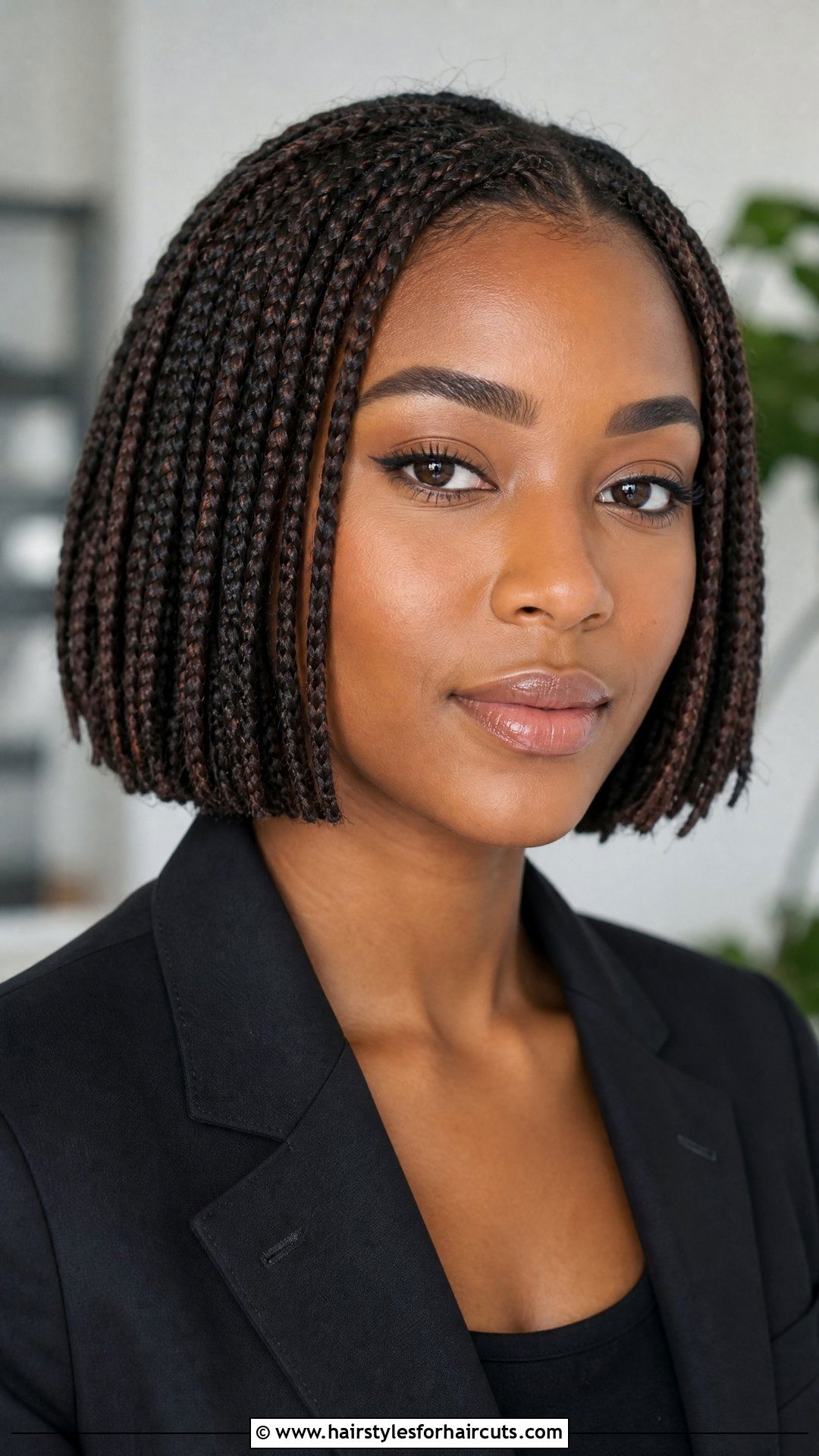 Box Braid Bob - 25 human braiding hairstyles - 25 human braiding hairstyles