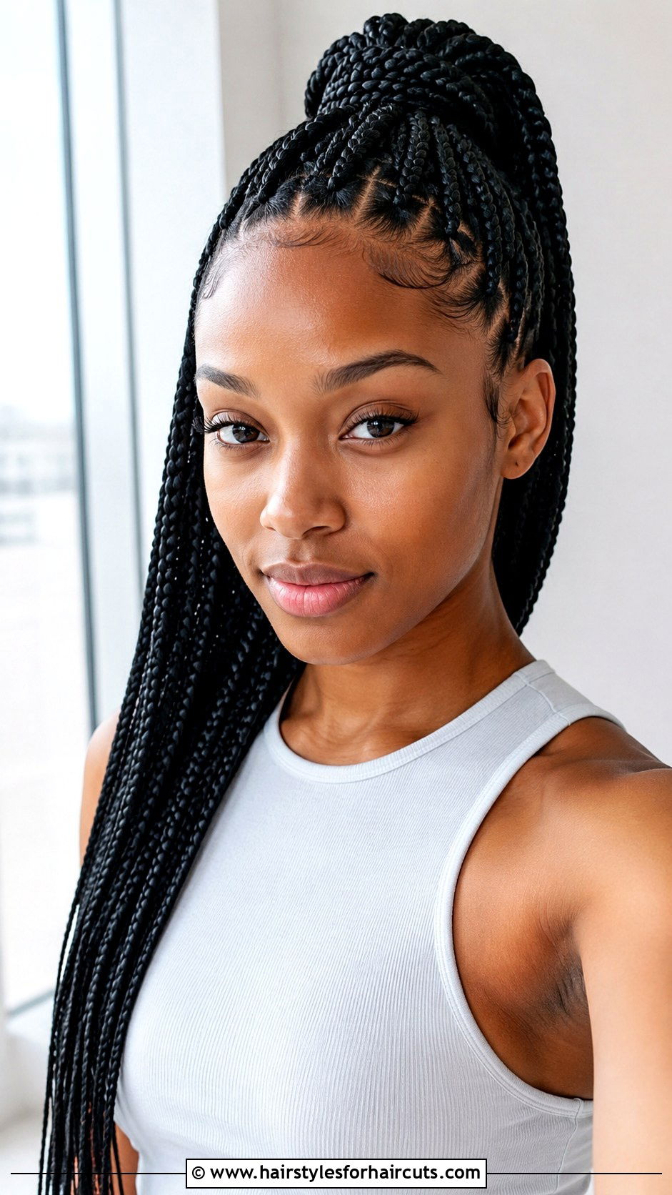 Box Braids Basketball Hairstyle - 25 basketball hairstyles - 25 basketball hairstyles
