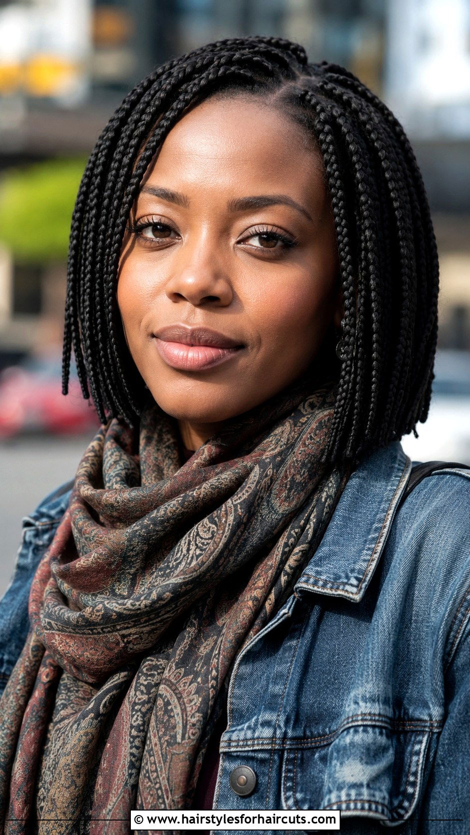 Box Braids Bob - 25 braiding winter hairstyles for black hair - 25 braiding winter hairstyles for black hair