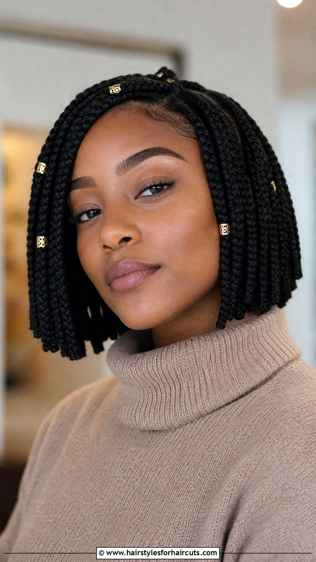 Box Braids Bob - 25 hairstyles for afro hair - 25 hairstyles for afro hair