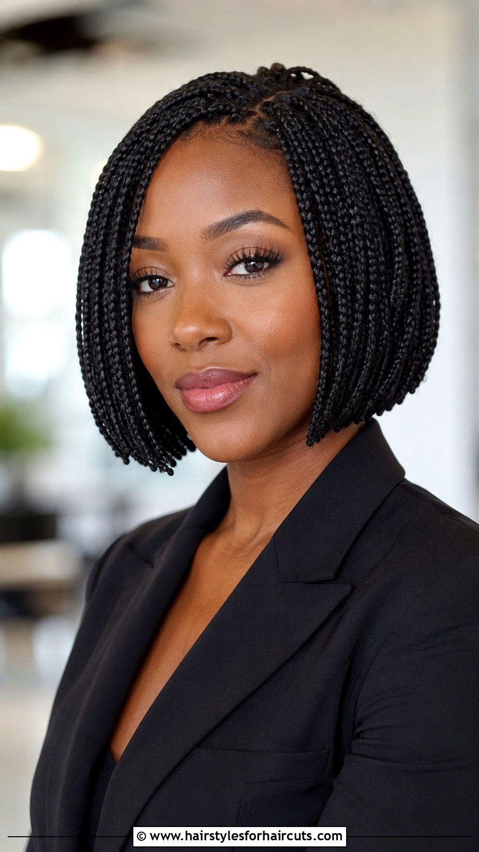 Box Braids Bob - 25 box braid hairstyles - 25 box braid hairstyles