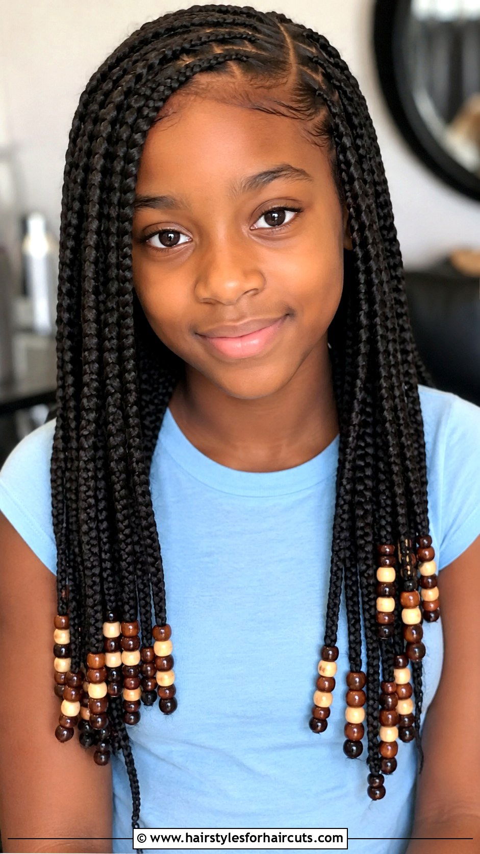 Box Braids With Beads - 25 cute hairstyles for black girls - 25 cute hairstyles for black girls