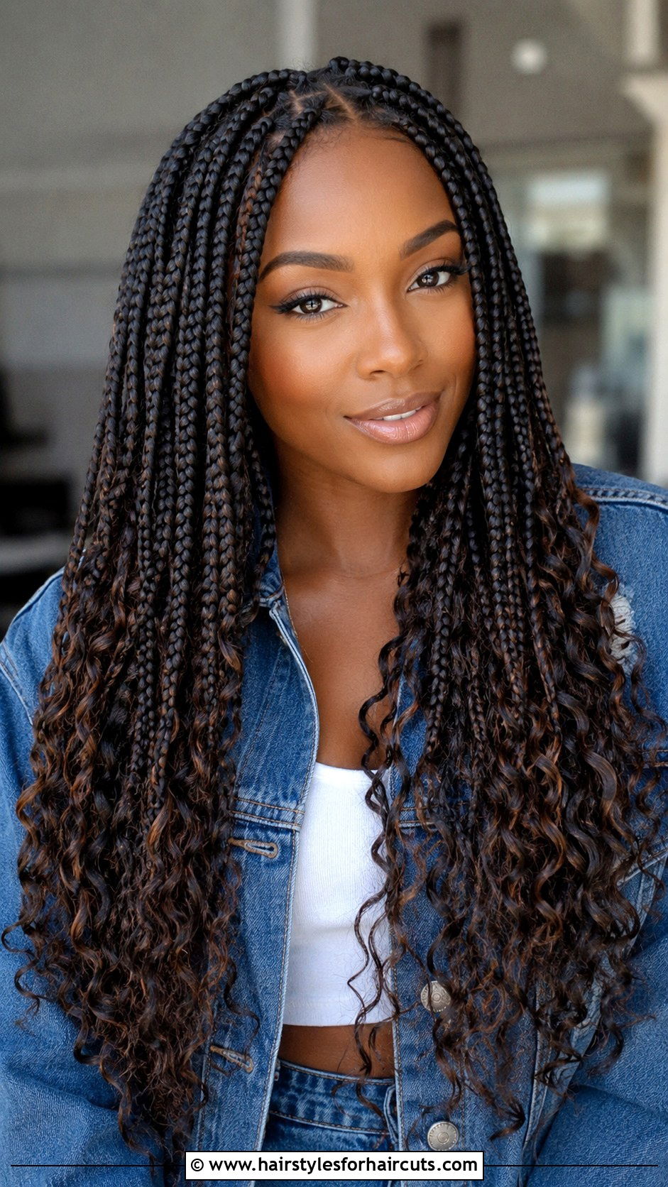 Box Braids With Curly Ends - 25 black hair no edges hairstyles - 25 black hair no edges hairstyles