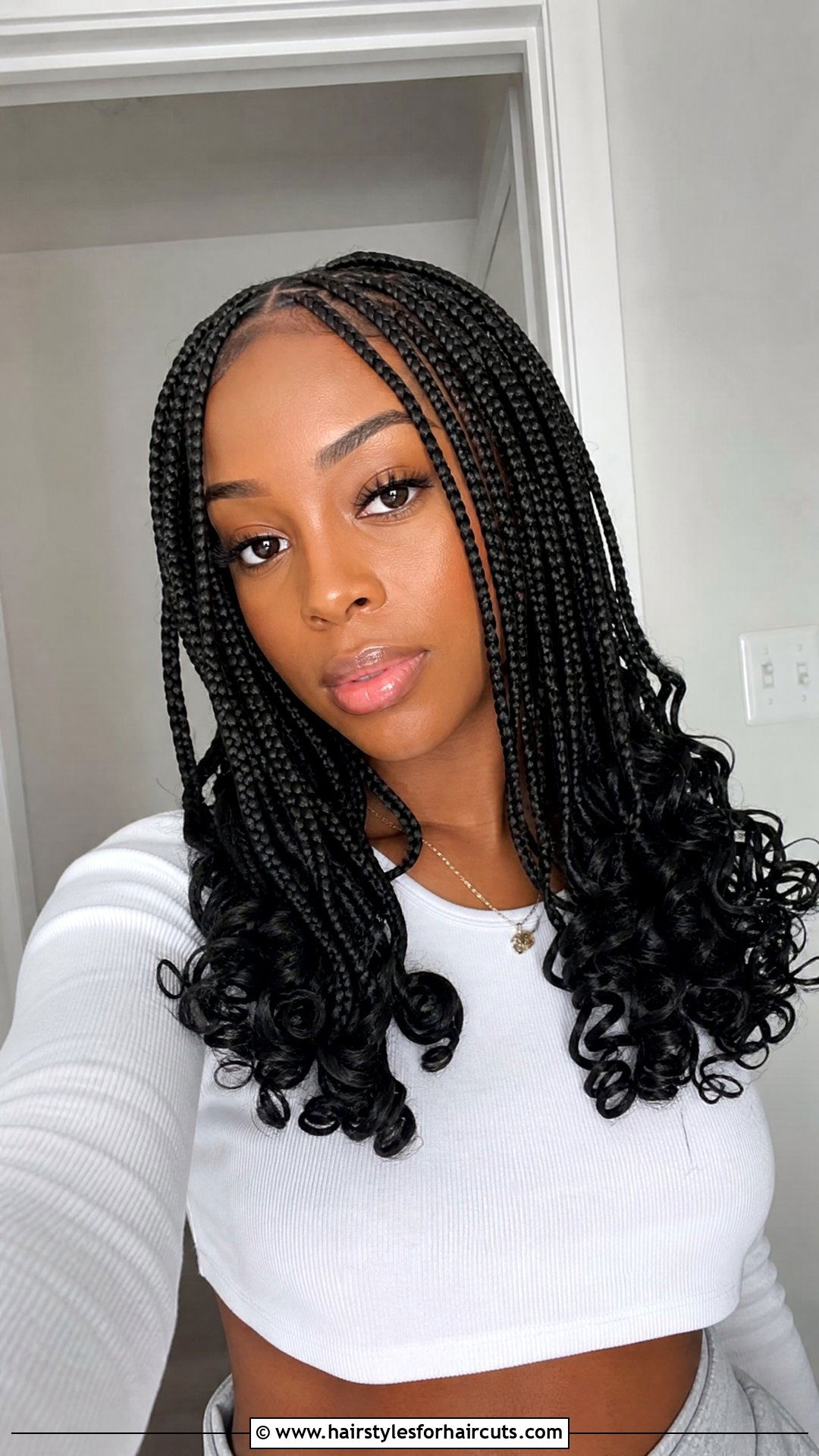 Box Braids With Curly Ends - 25 cute hairstyles for curly hair black girl - 25 cute hairstyles for curly hair black girl