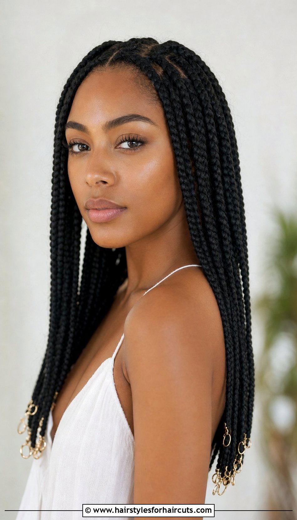 Box Braids With Hair Rings - 25 hair rings hairstyles - 25 hair rings hairstyles