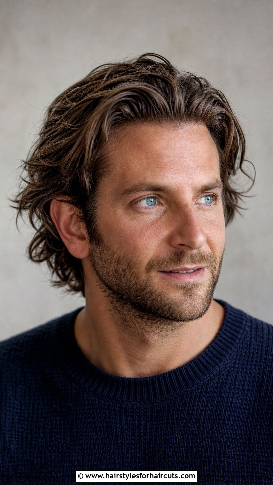 Bradley Cooper Textured Long Hair - 25 bradley cooper long hairstyles - 25 bradley cooper long hairstyles