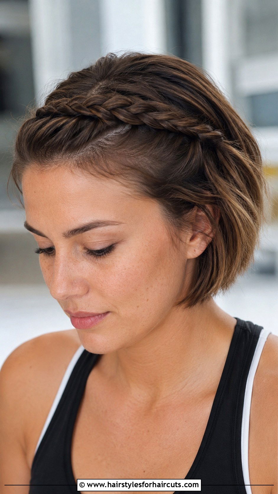 Braided Bangs Short Hair - 25 easy sporty hairstyles for short hair - 25 easy sporty hairstyles for short hair