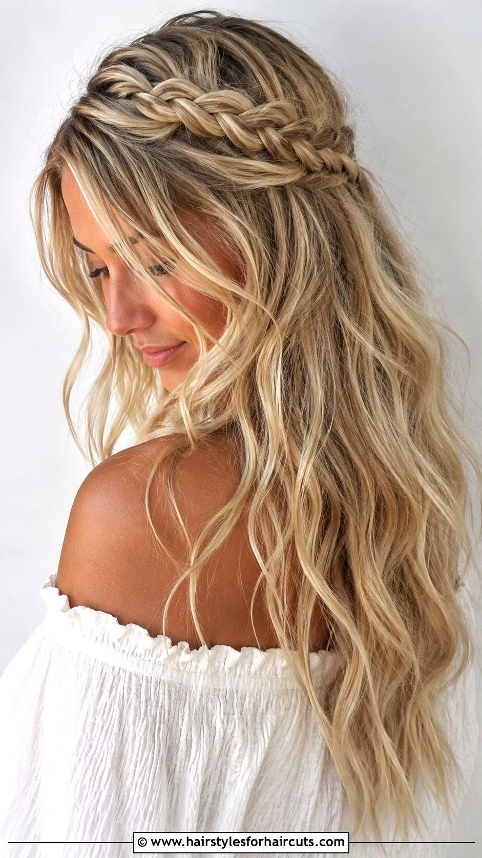 Braided Beachy Waves - 25 beachy wave hairstyles - 25 beachy wave hairstyles