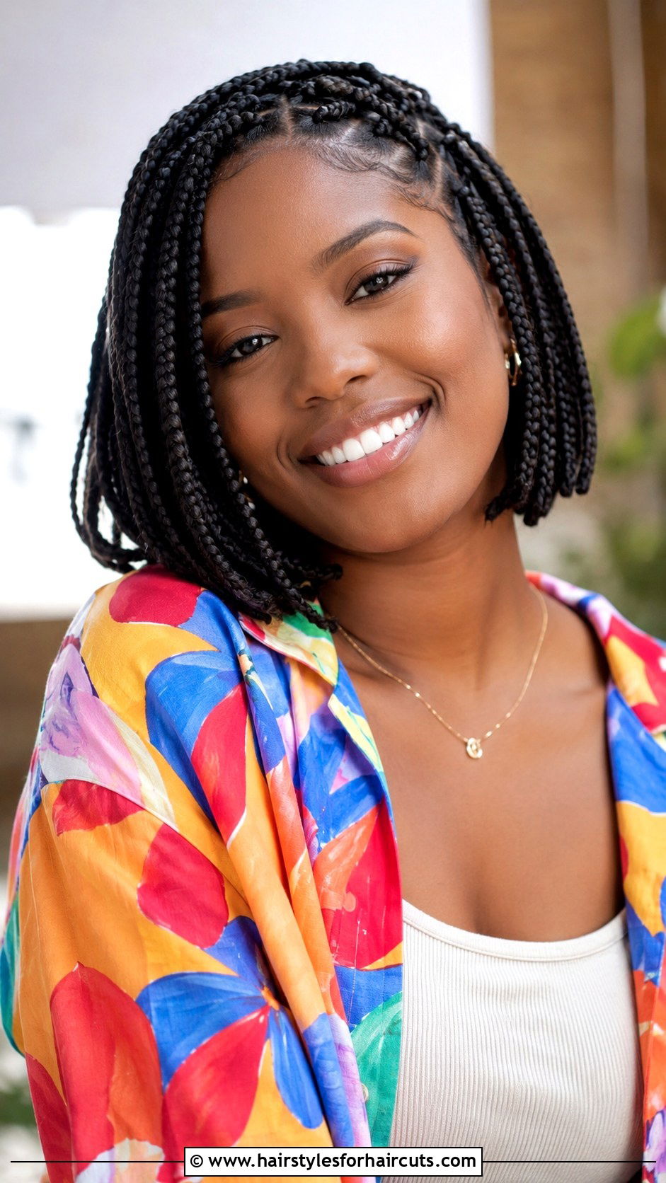 Braided Black Bob - 25 black bob hairstyles - 25 black bob hairstyles