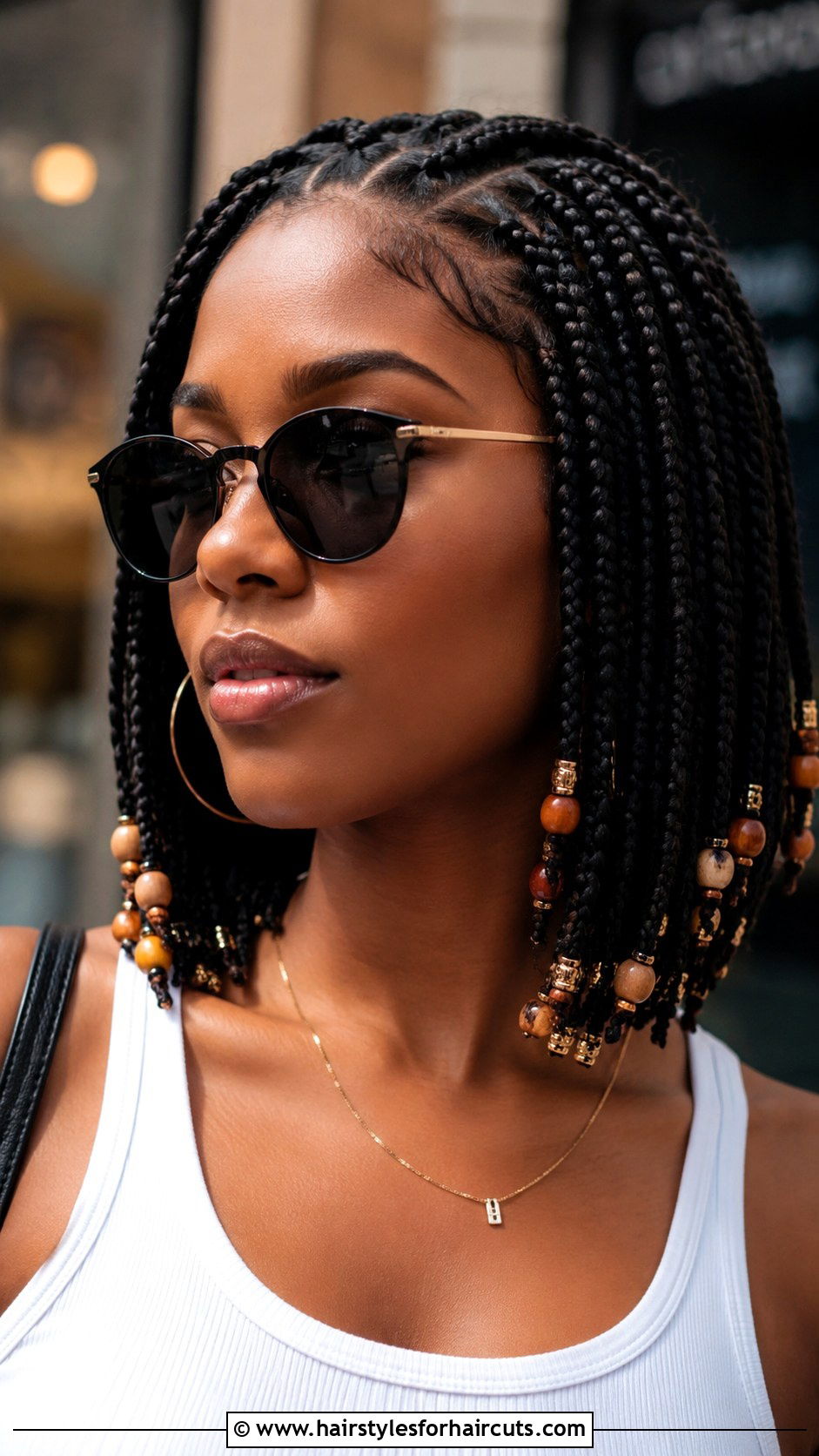 Braided Bob - 25 cruise hairstyles for black hair - 25 cruise hairstyles for black hair
