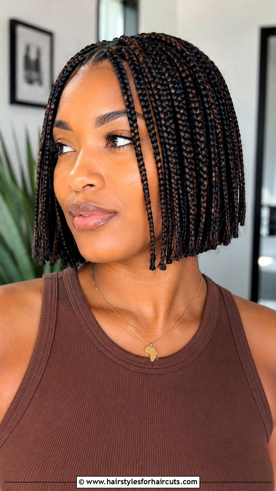 Braided Bob - 25 plaits hairstyles for black hair - 25 plaits hairstyles for black hair