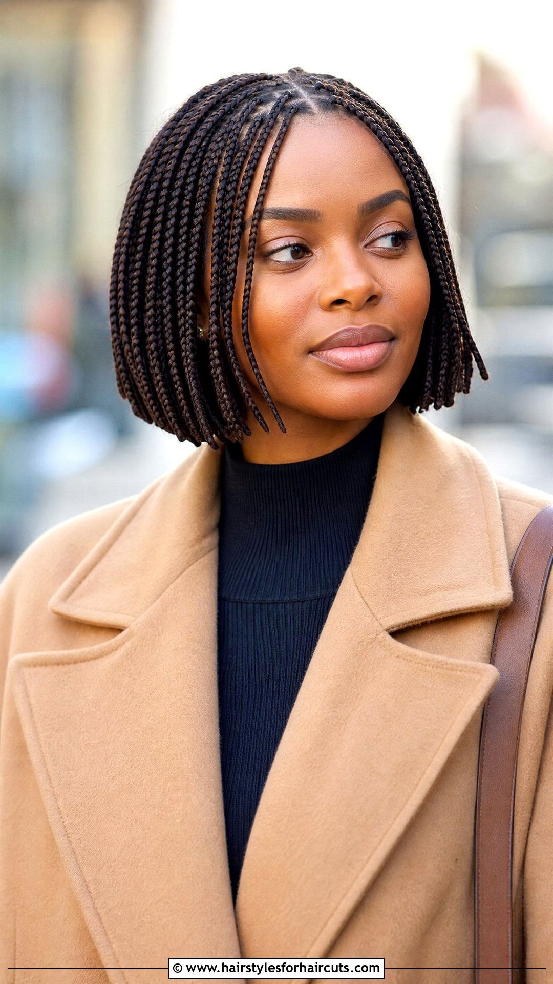 Braided Bob - 25 winter braid hairstyles for black hair - 25 winter braid hairstyles for black hair