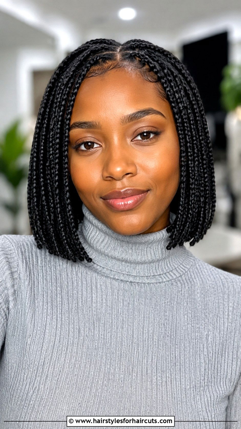 Braided Bob - 25 black girl hairstyles - 25 black girl hairstyles
