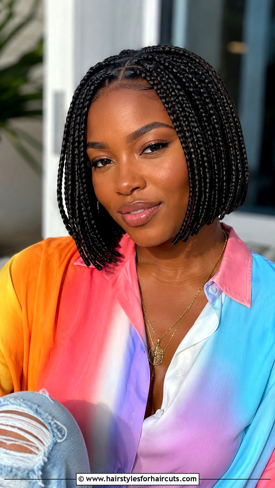 Braided Bob - 25 bob haircuts black woman - 25 bob haircuts black woman