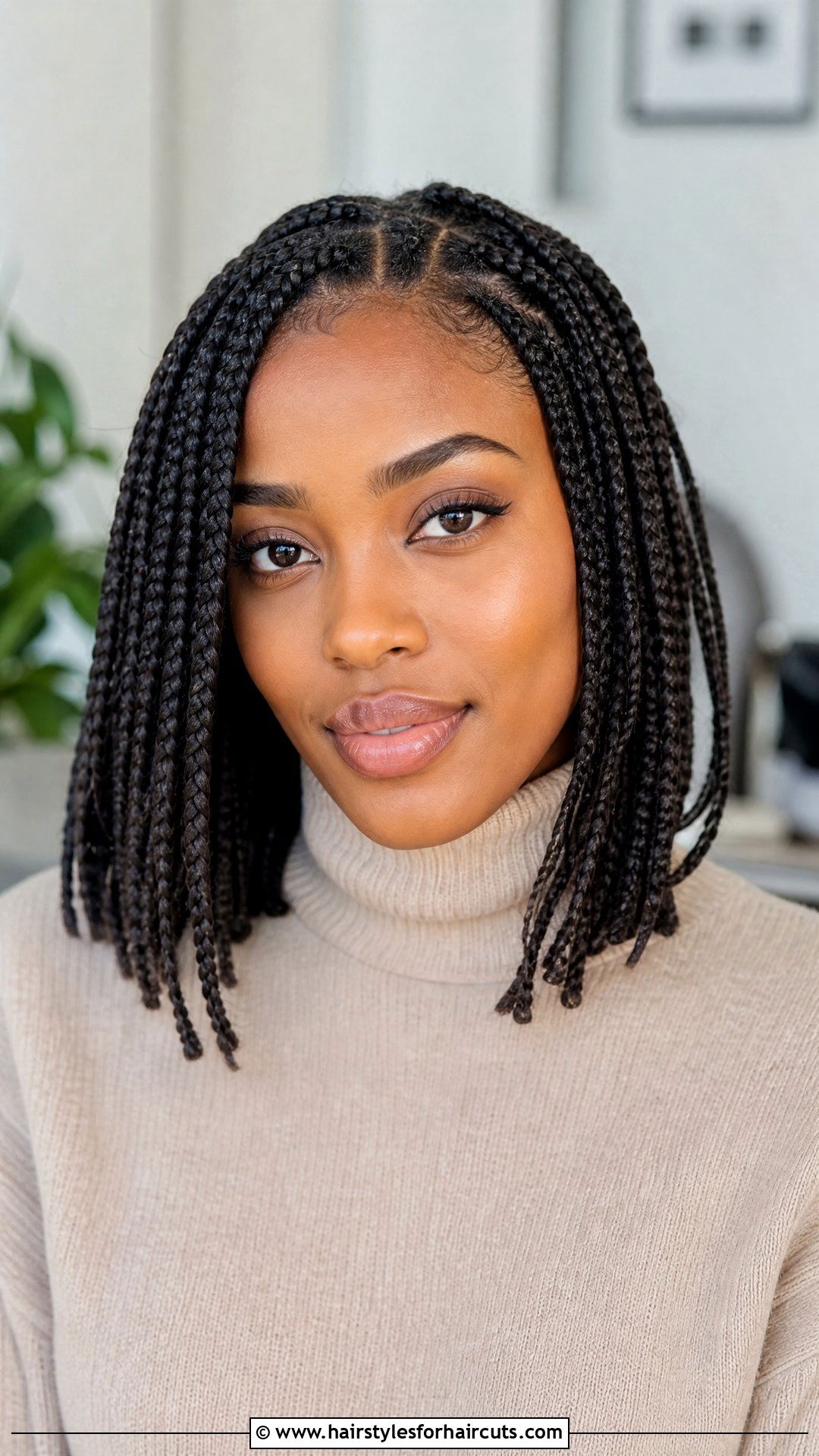 Braided Bob Protective Hairstyle - 25 protective hairstyles - 25 protective hairstyles