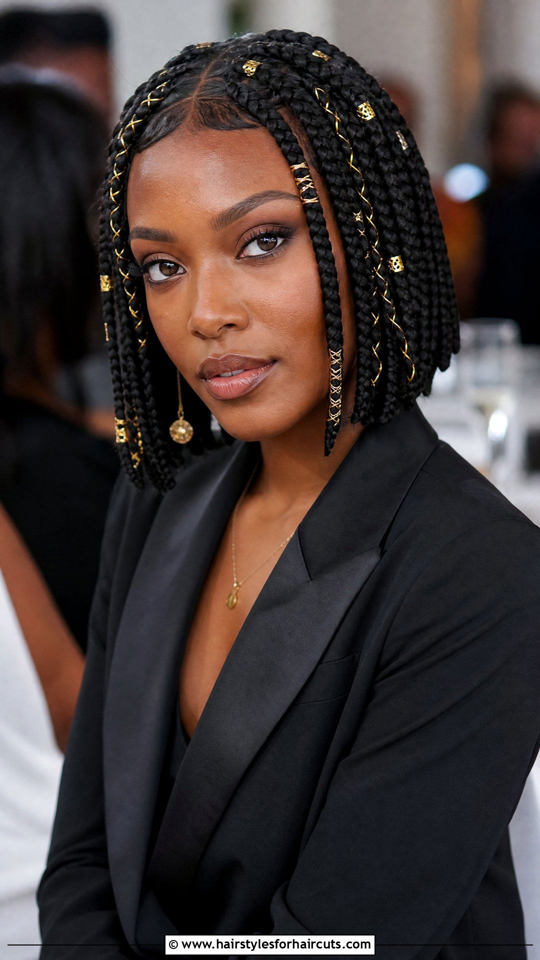 Braided Bob With Accessories - 25 formal braided hairstyles for black hair - 25 formal braided hairstyles for black hair