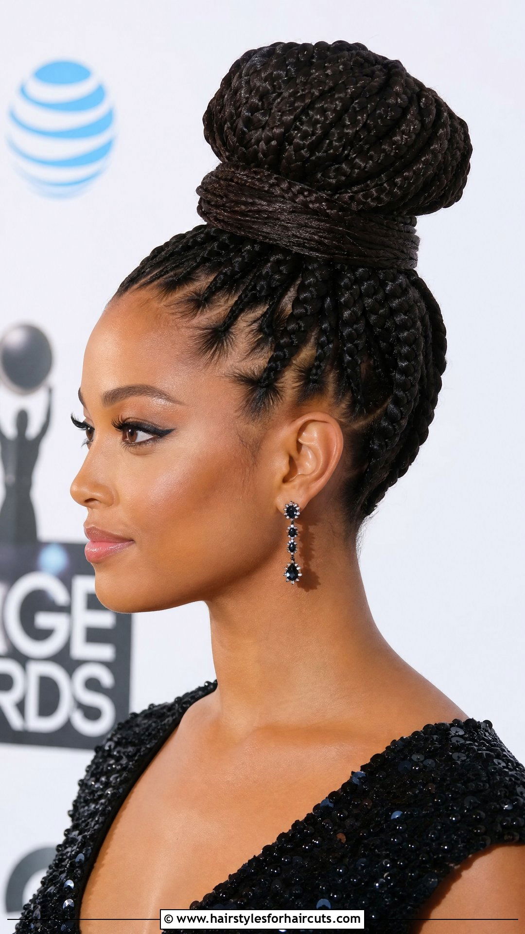 Braided Bun - 25 african braiding hairstyles - 25 african braiding hairstyles
