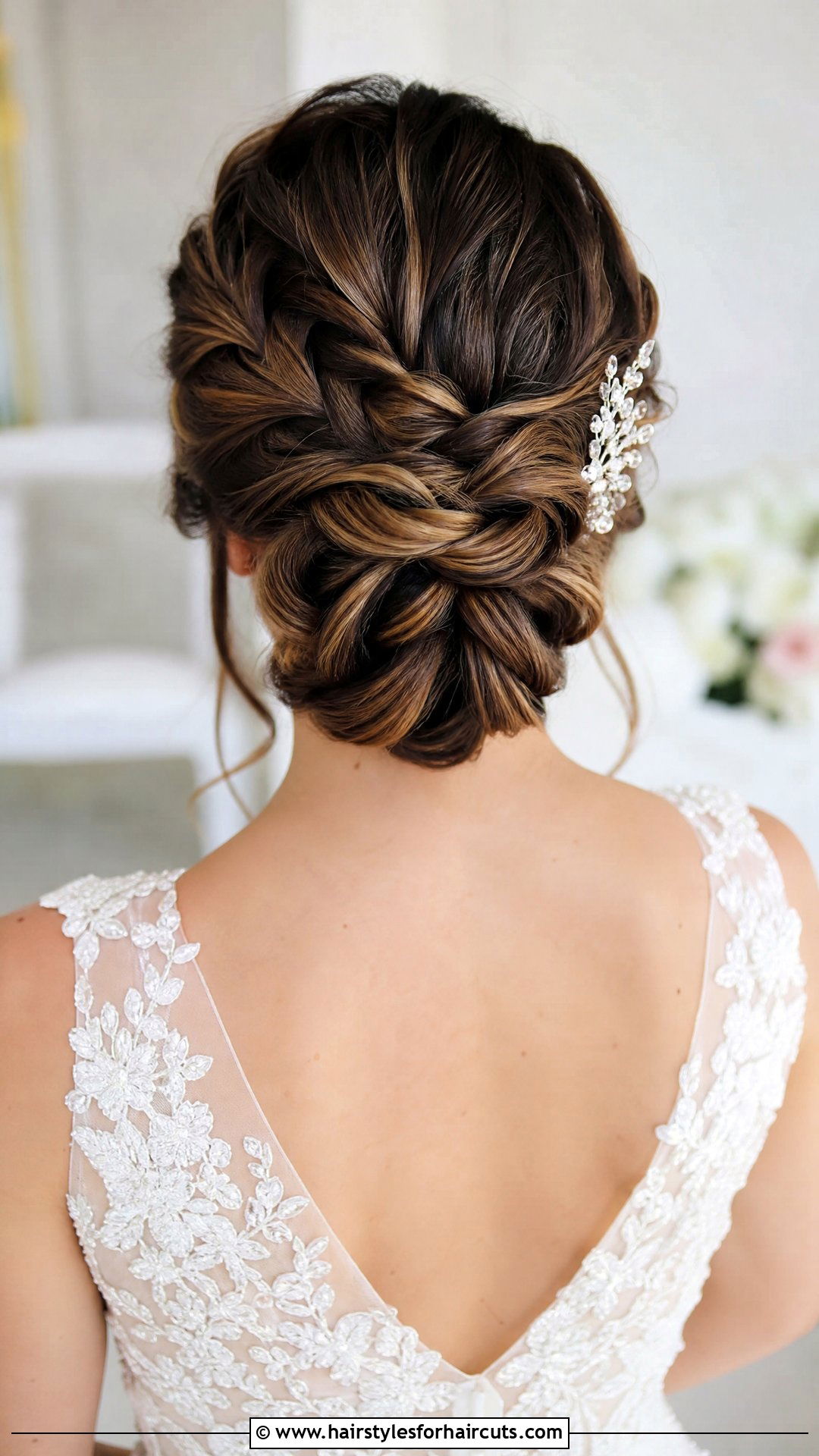Braided Chignon Updo - 25 hairstyles with braid - 25 hairstyles with braid