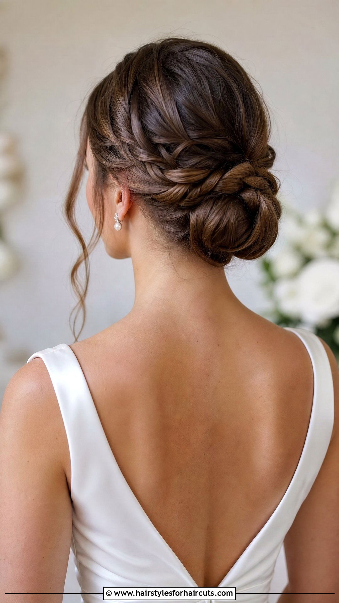 Braided Chignon Wedding Hairstyle - 25 wedding hairstyles with braids - 25 wedding hairstyles with braids