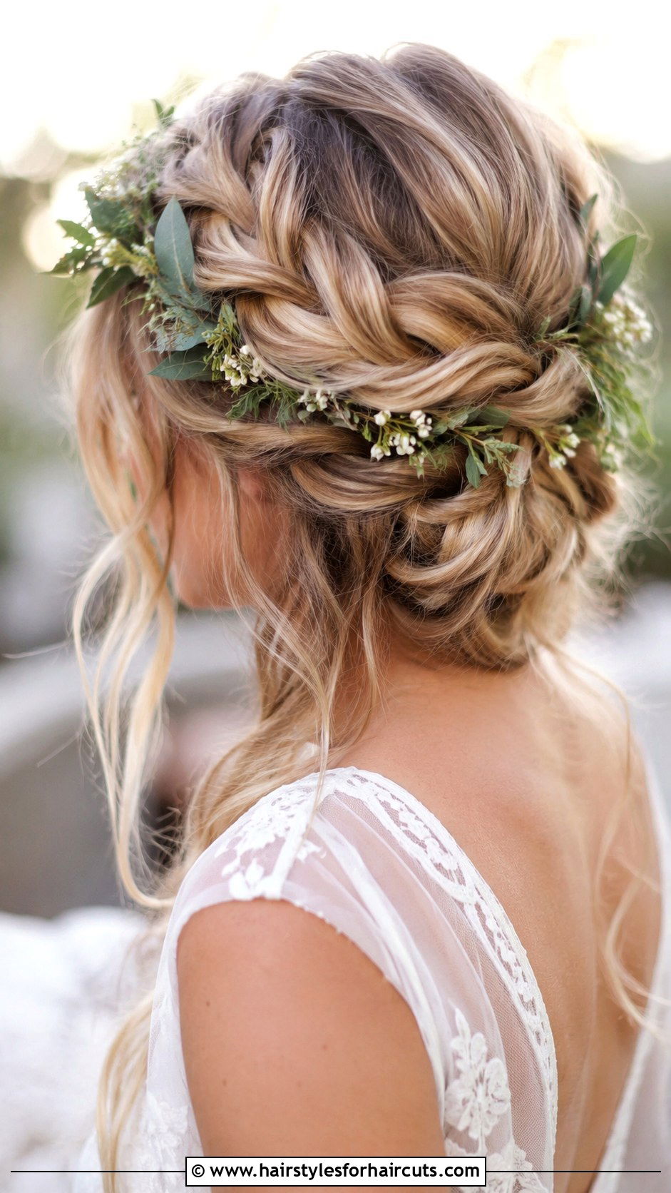 Braided Crown - 25 wedding long hair hairstyles - 25 wedding long hair hairstyles