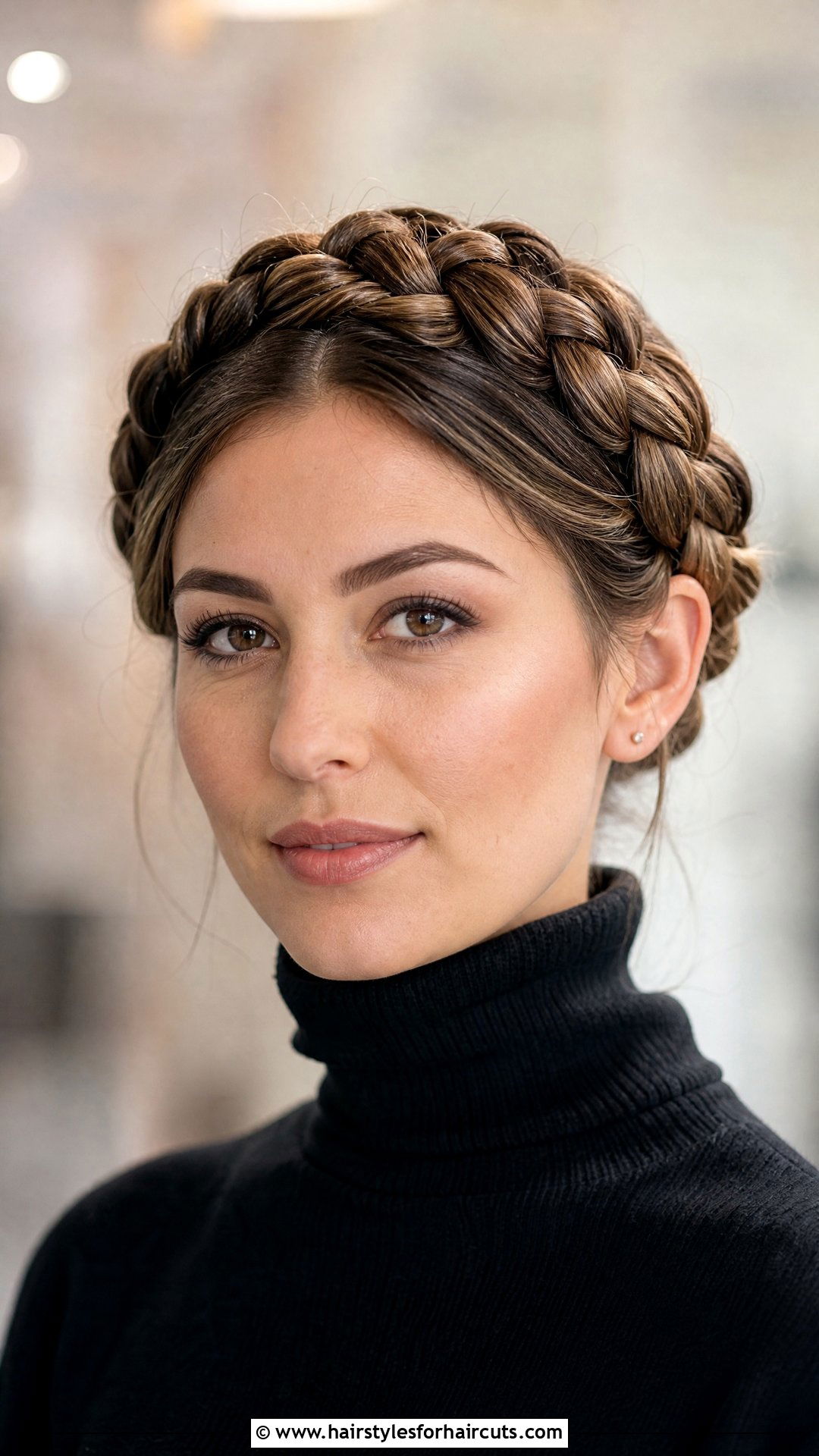 Braided Crown - 25 winter braid hairstyles for black hair - 25 winter braid hairstyles for black hair