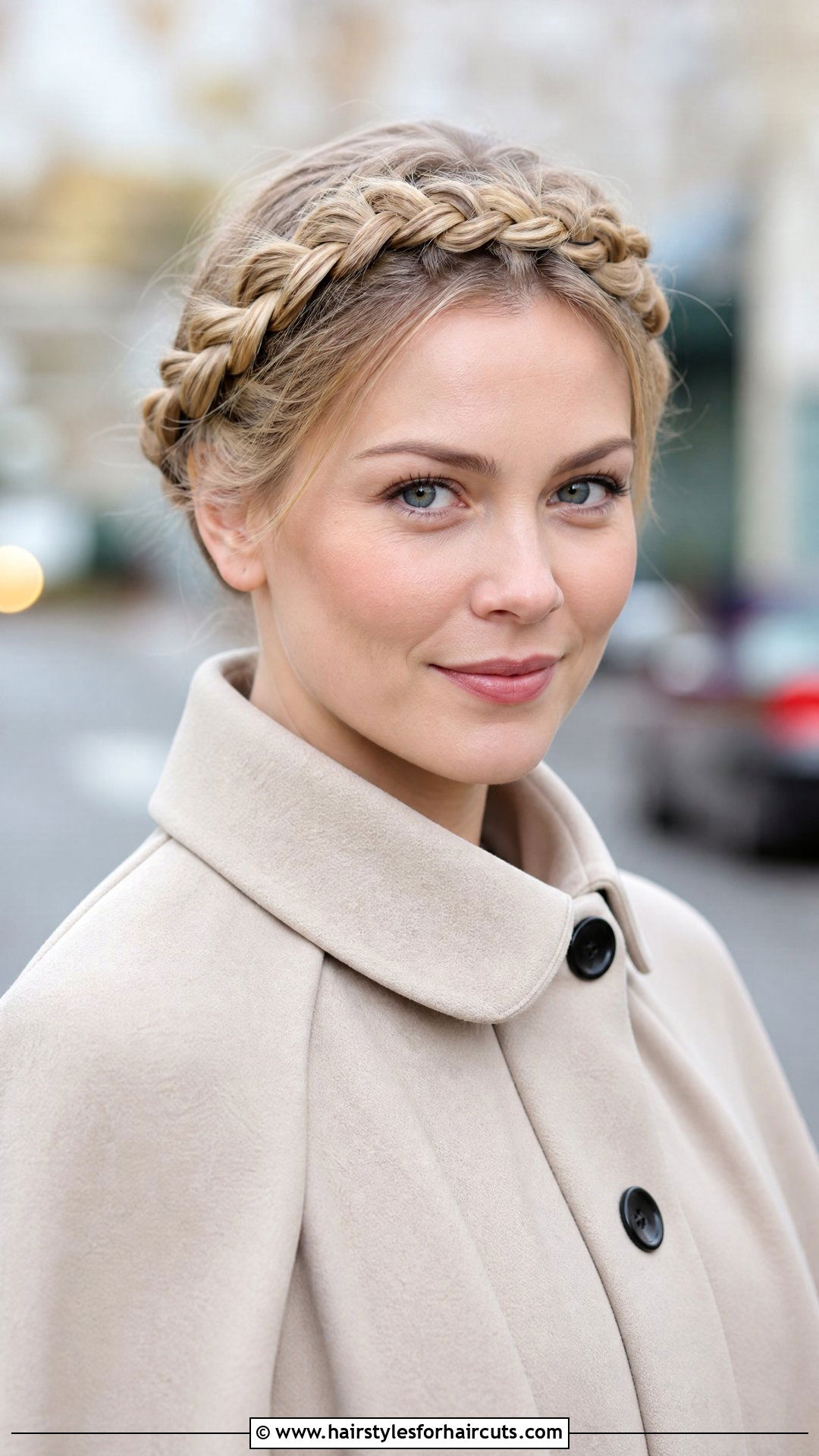 Braided Crown - 25 winter hairstyles - 25 winter hairstyles