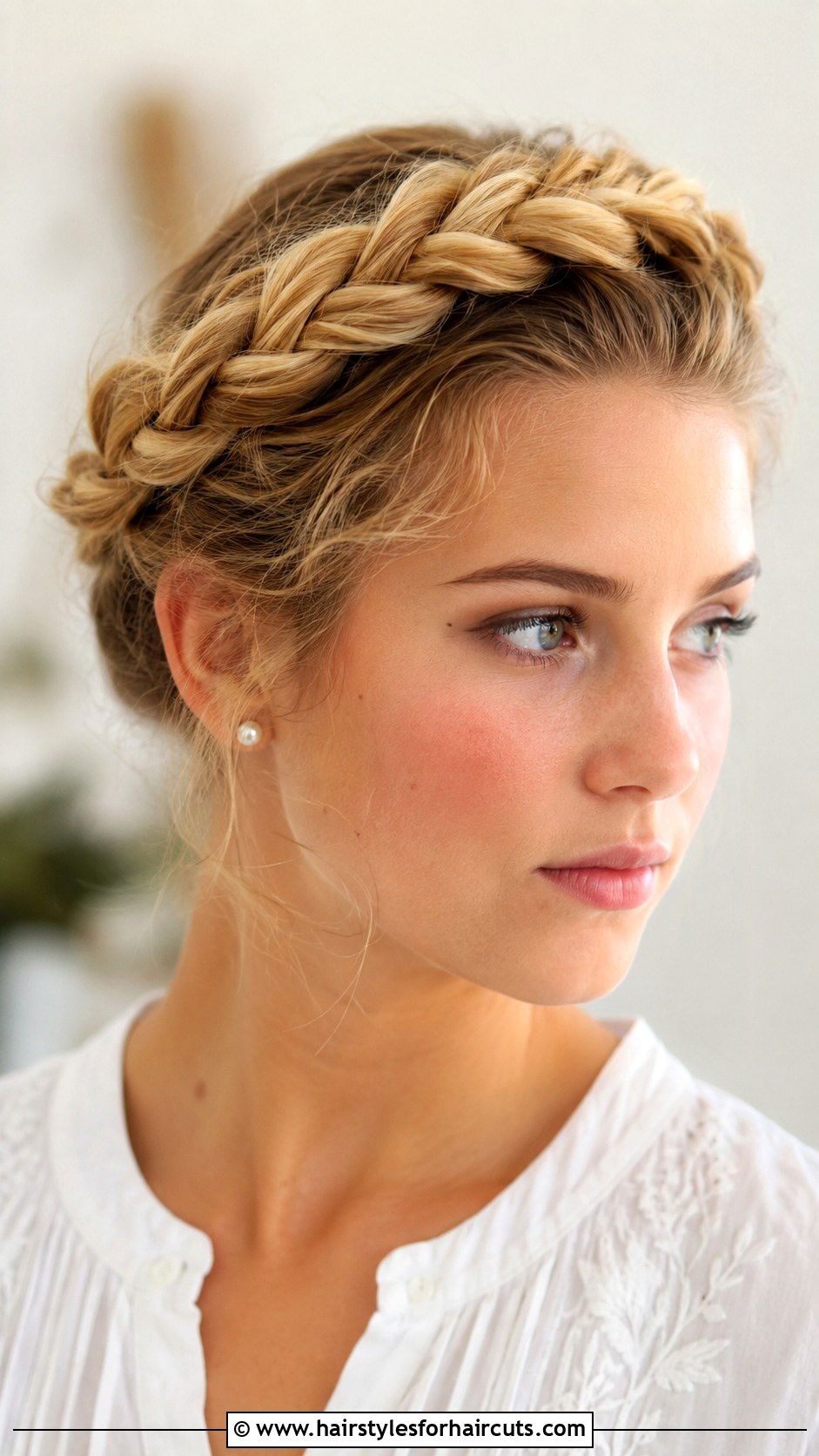 Braided Crown - 25 cute hairstyles - 25 cute hairstyles