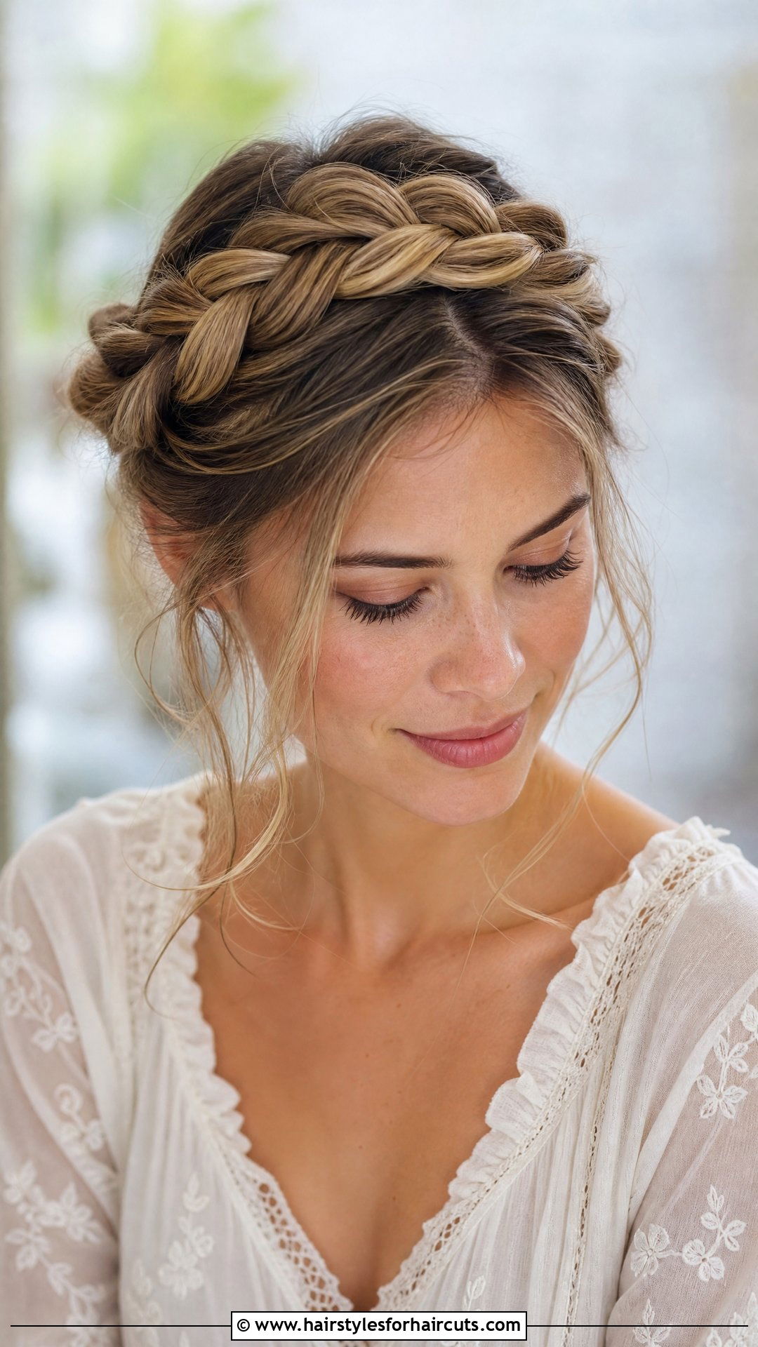 Braided Crown - 25 easy hairstyles for greasy hair - 25 easy hairstyles for greasy hair