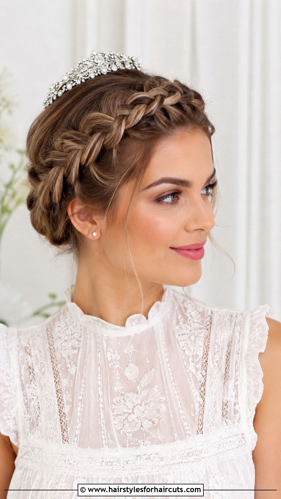 Braided Crown - 25 baseball cap hairstyles medium length hair - 25 baseball cap hairstyles medium length hair