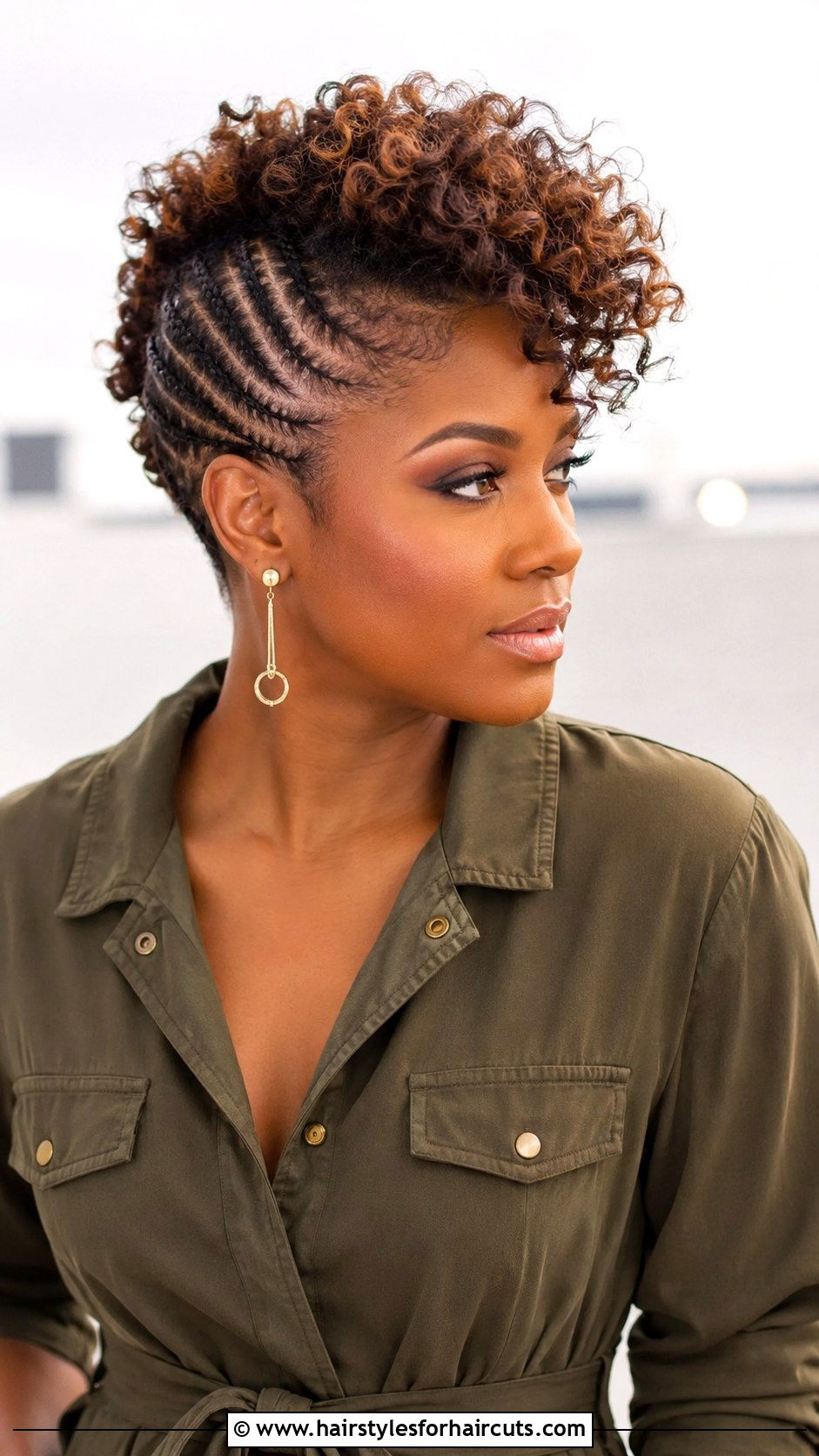 Braided Crown - 25 hairstyles with black hair - 25 hairstyles with black hair