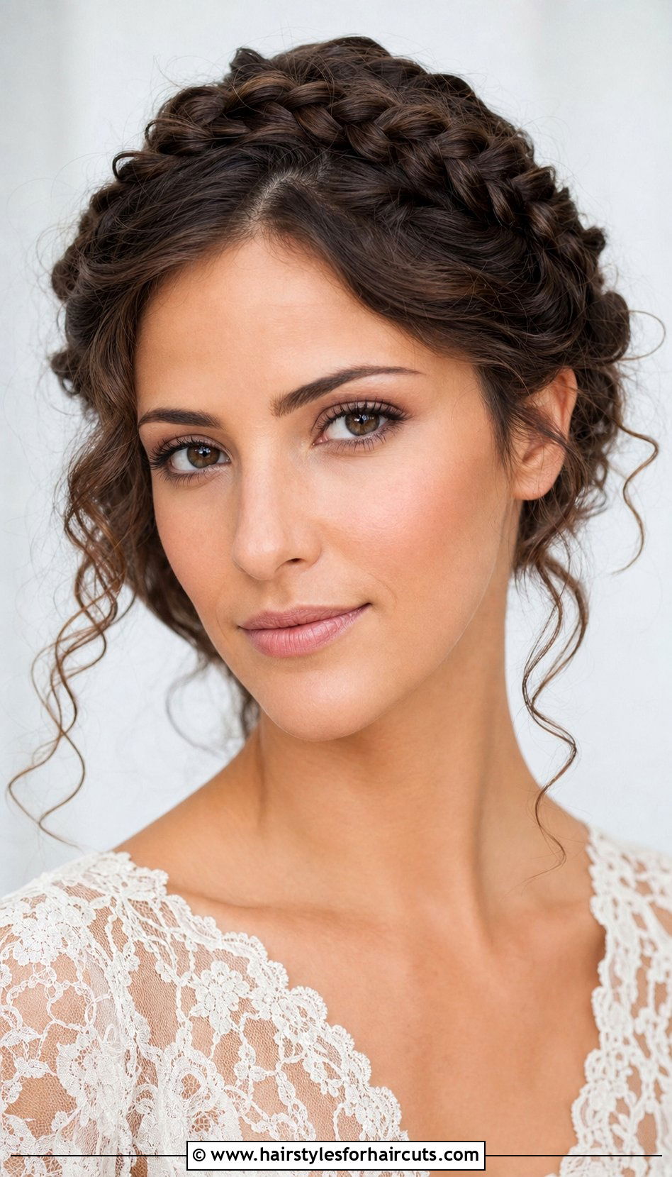 Braided Crown Curly Hair - 25 interview hairstyles for curly hair - 25 interview hairstyles for curly hair