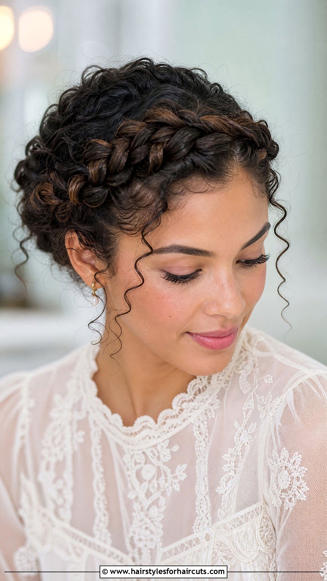 Braided Crown For Curly Hair - 25 professional curly hairstyles - 25 professional curly hairstyles