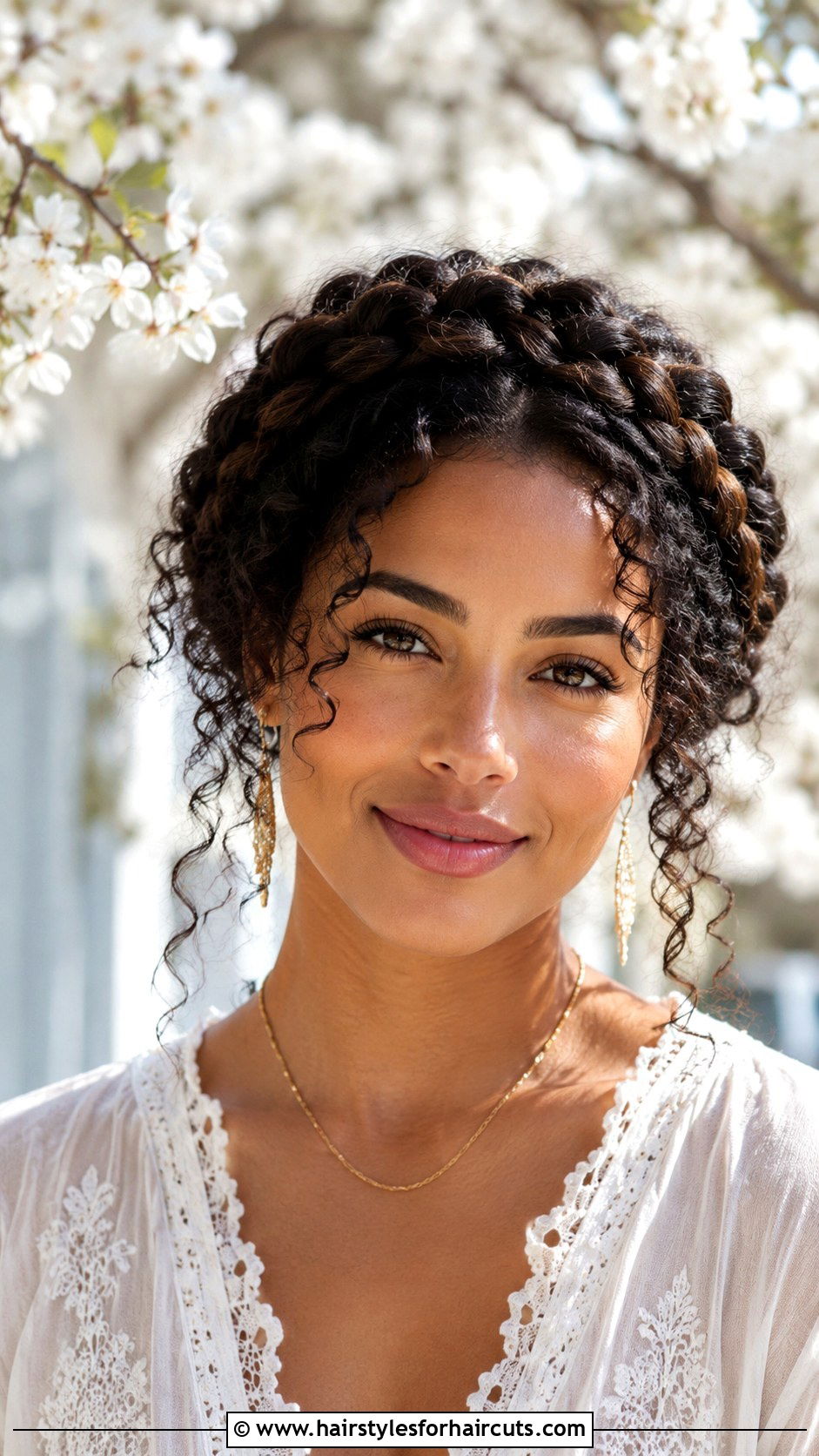 Braided Crown For Curly Hair - 25 curly hairstyles tutorial - 25 curly hairstyles tutorial