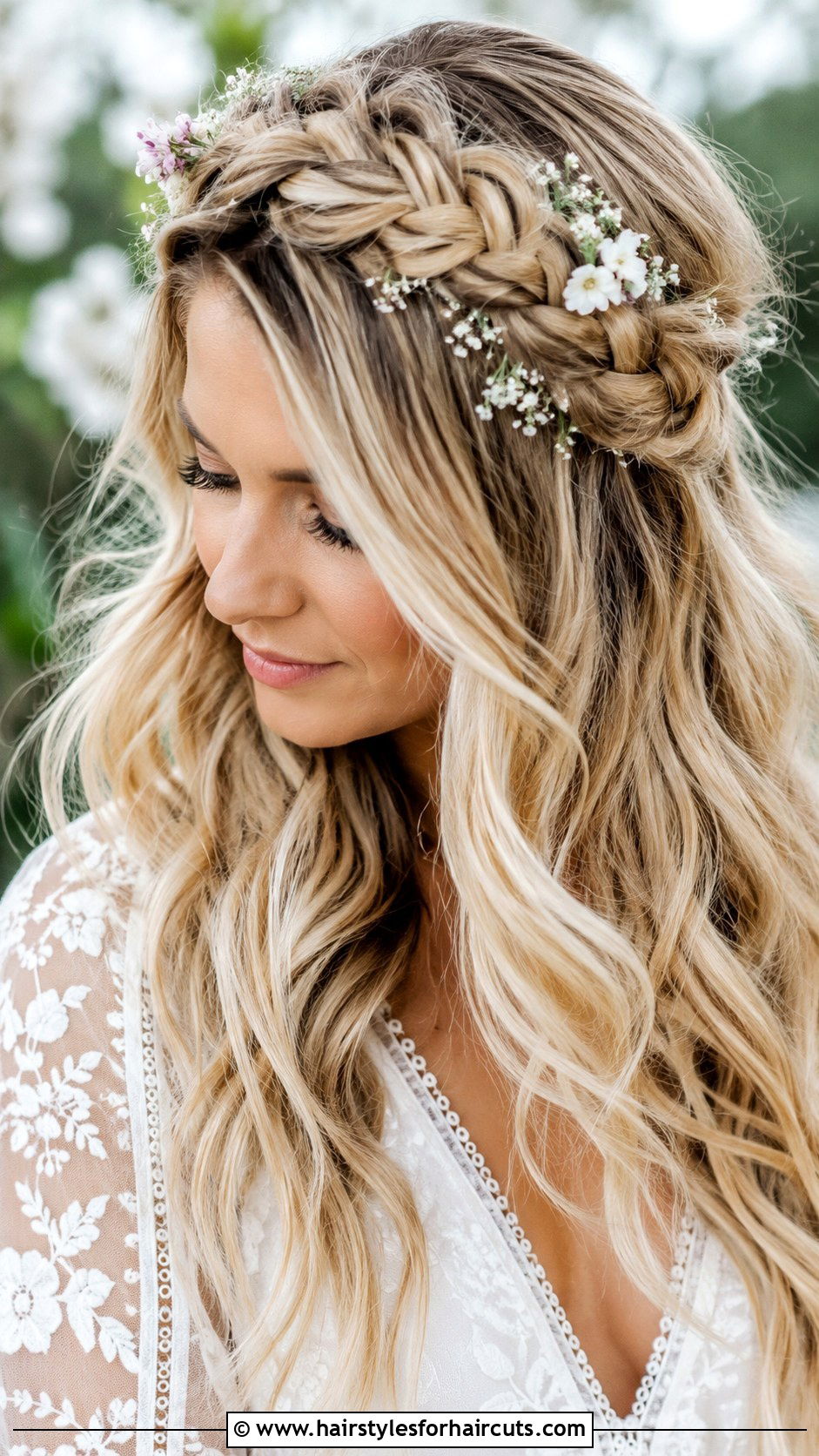 Braided Crown For Long Hair - 25 brides hairstyles for long hair - 25 brides hairstyles for long hair