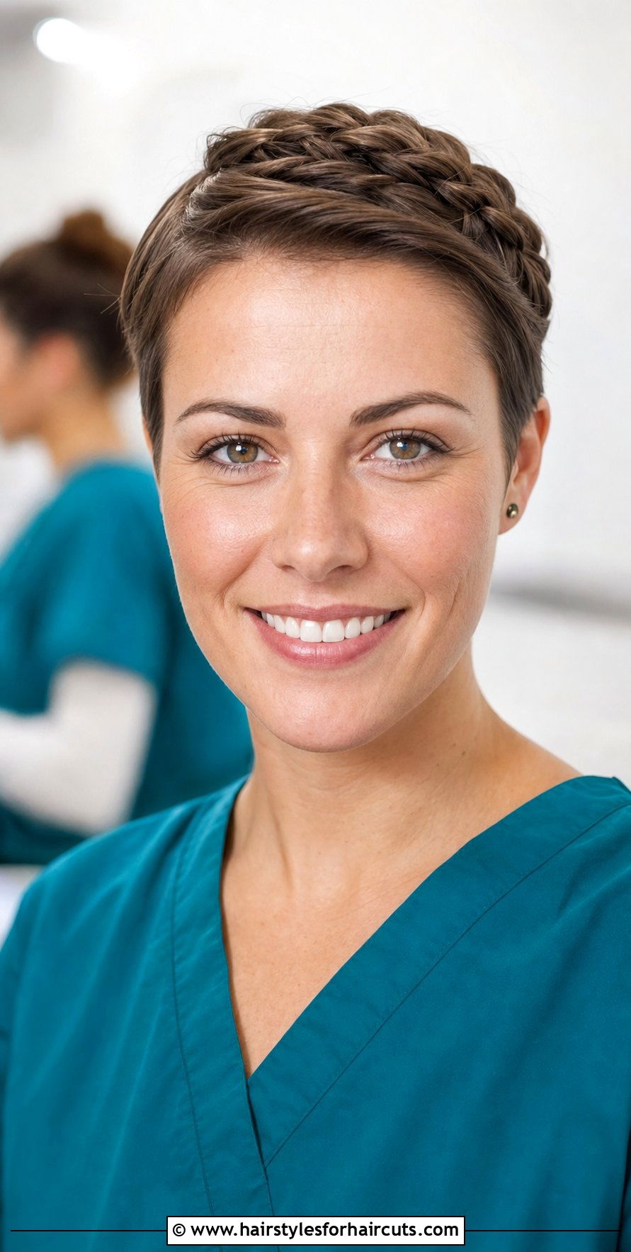 Braided Crown For Short Hair - 25 nursing hairstyles for short hair - 25 nursing hairstyles for short hair