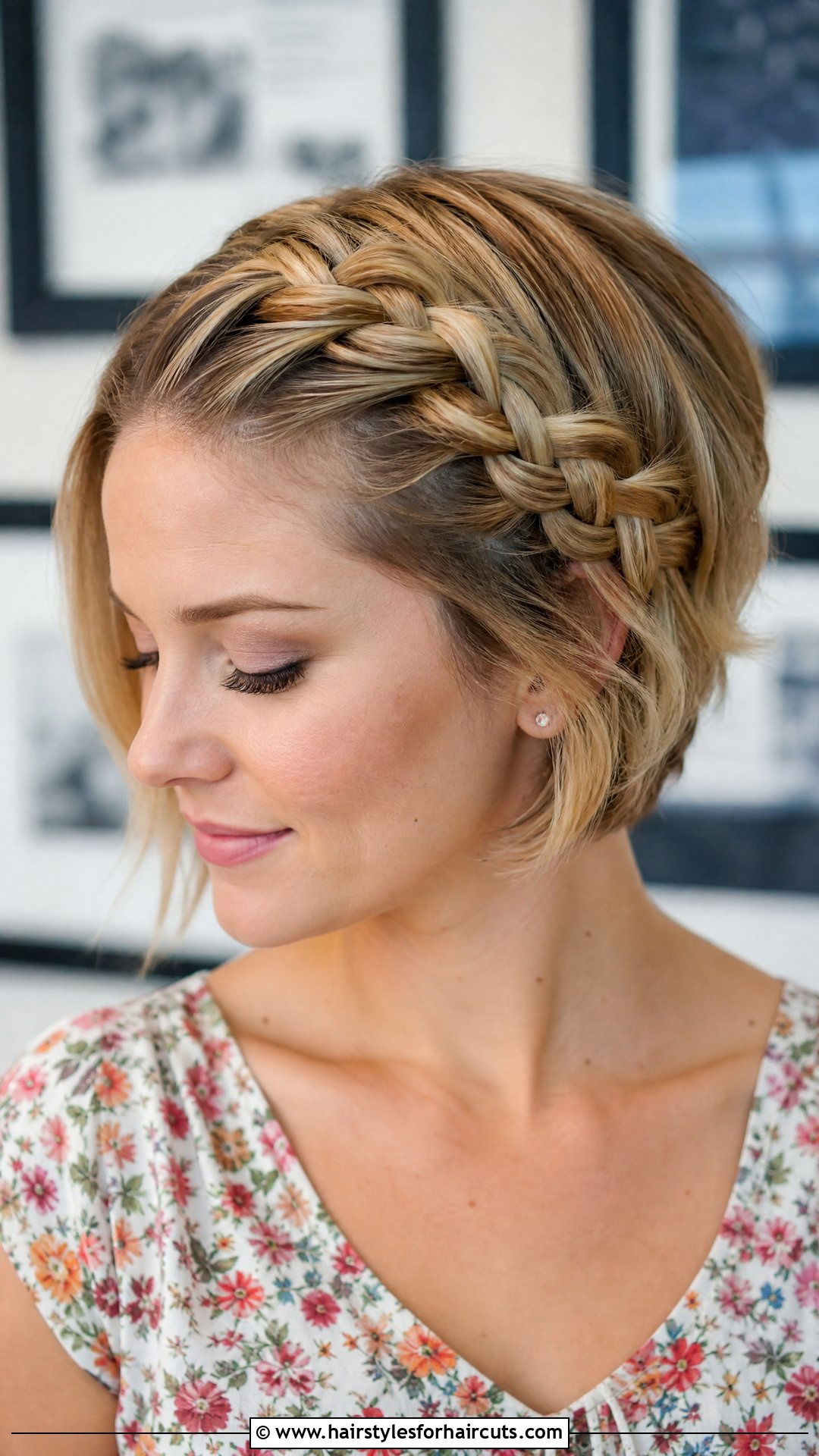 Braided Crown For Short Hair - 25 picture day hairstyles for short hair - 25 picture day hairstyles for short hair