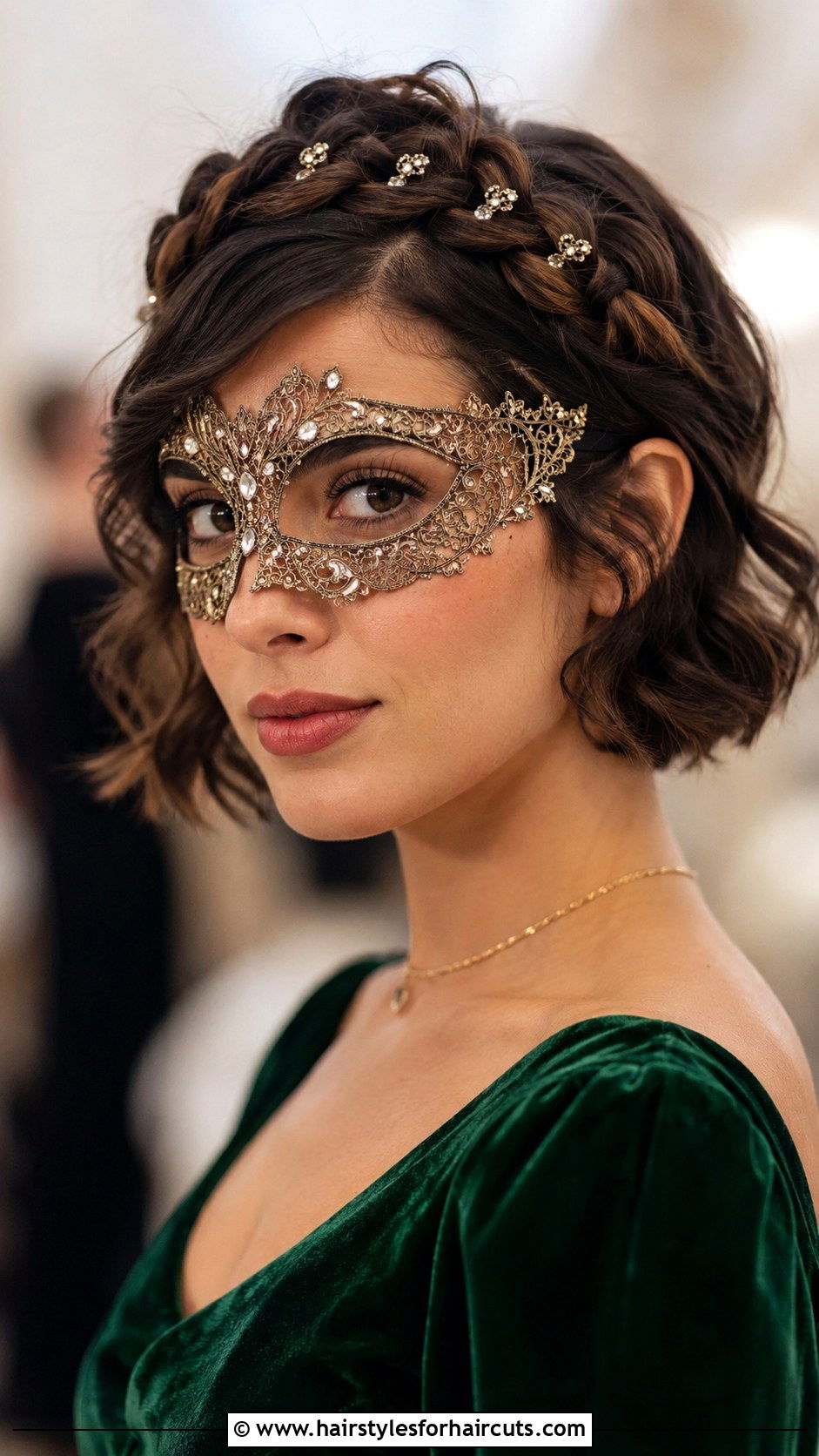 Braided Crown For Short Hair Masquerade - 25 masquerade hairstyles for short hair - 25 masquerade hairstyles for short hair