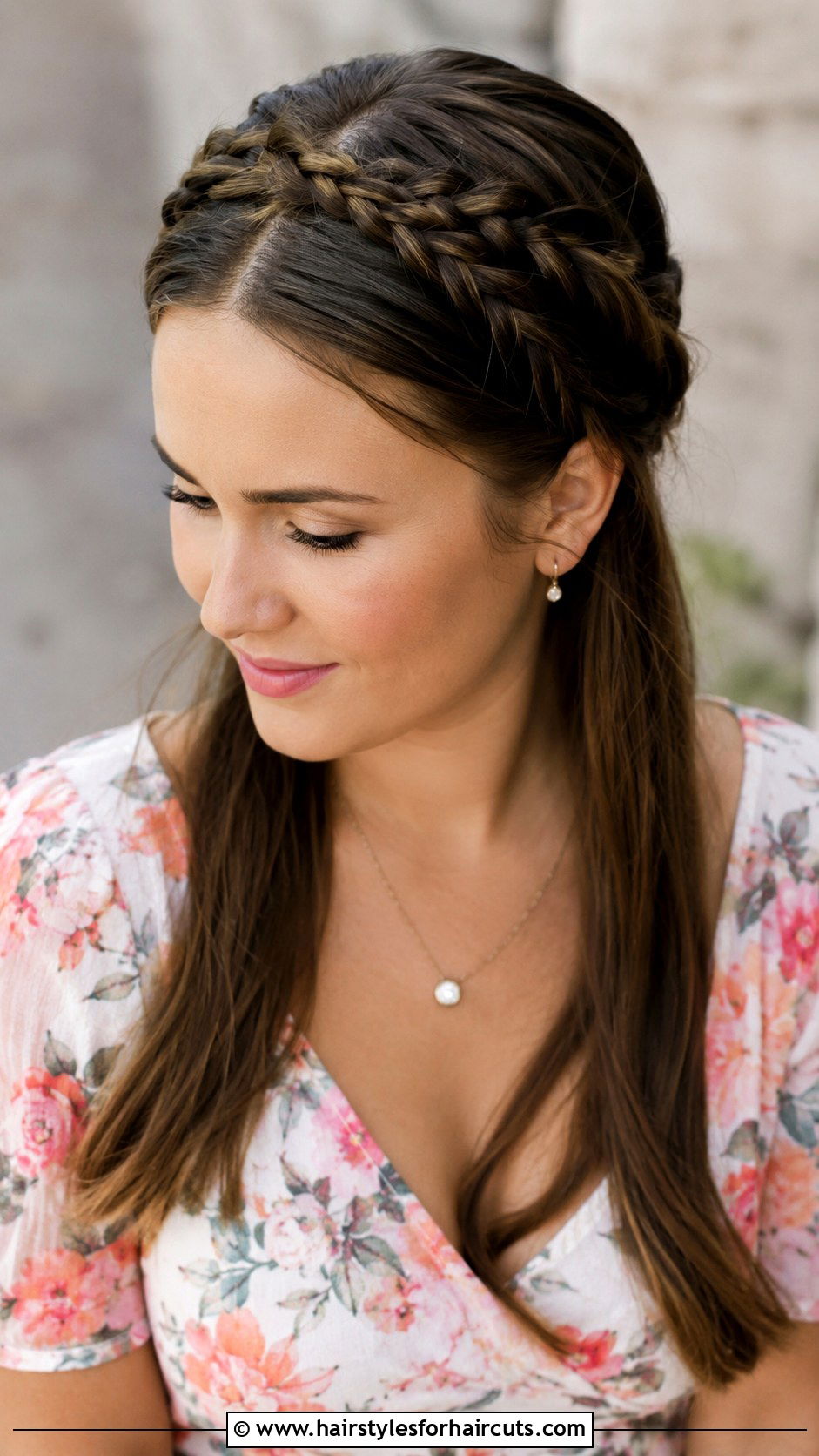 Braided Crown For Straight Hair - 25 graduation hairstyles for straight hair - 25 graduation hairstyles for straight hair