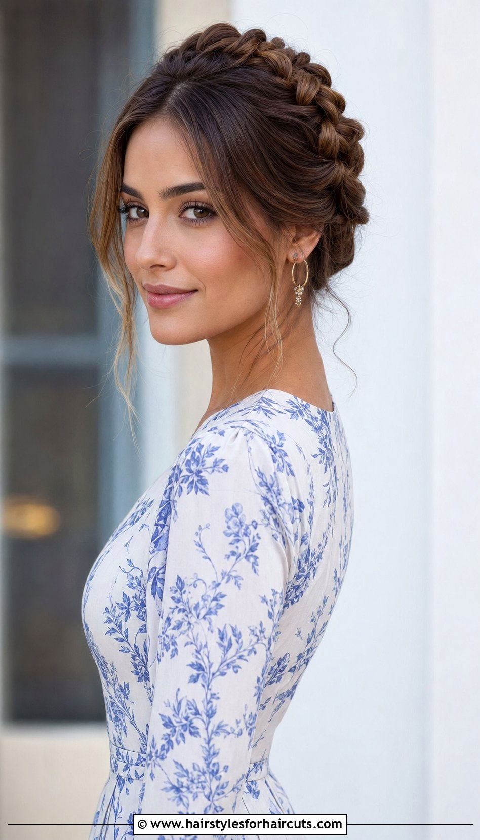 Braided Crown Hairstyle - 25 fall hairstyles for long hair - 25 fall hairstyles for long hair