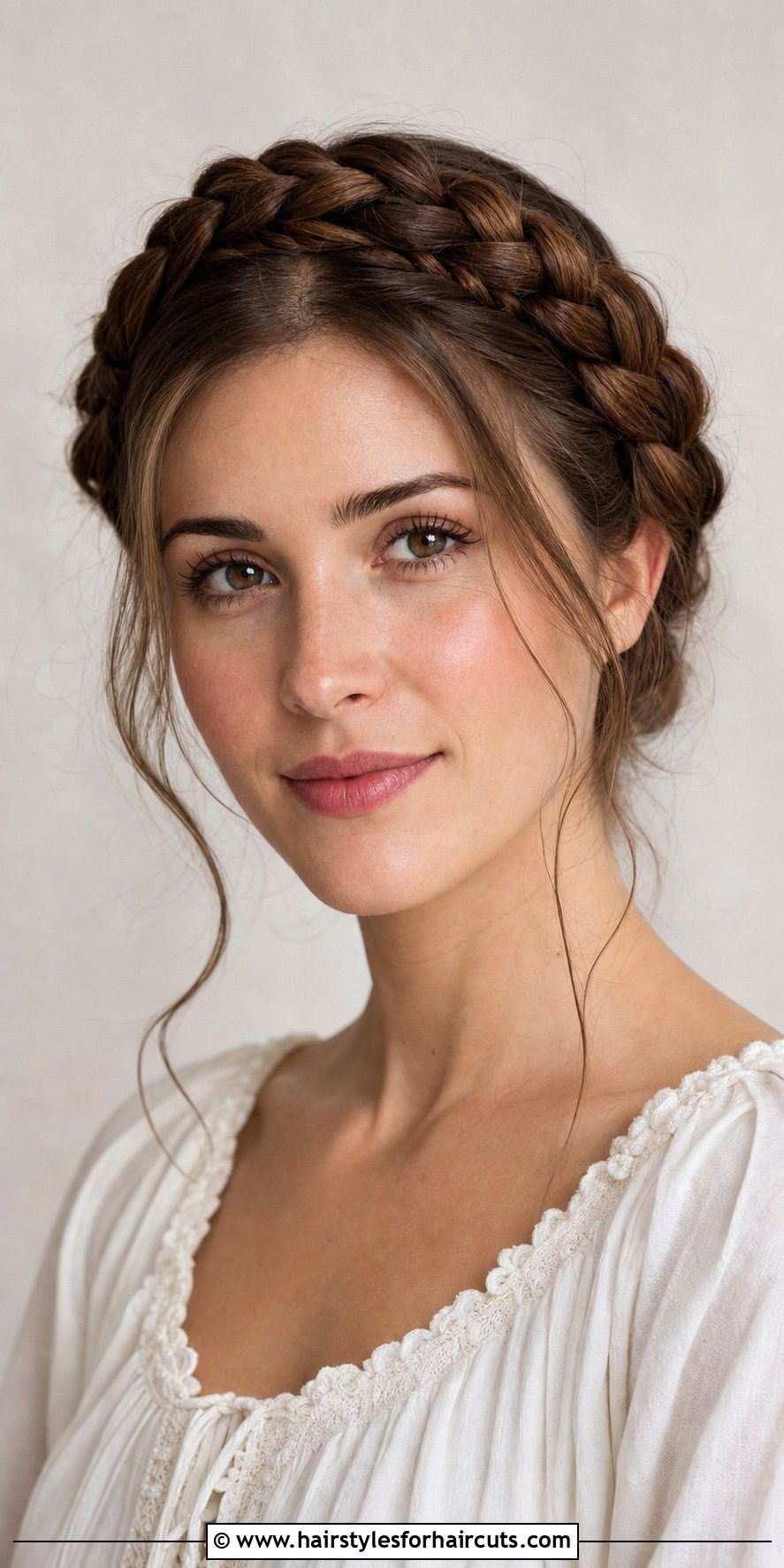 Braided Crown Hairstyle - 25 hairstyles in the 60s - 25 hairstyles in the 60s