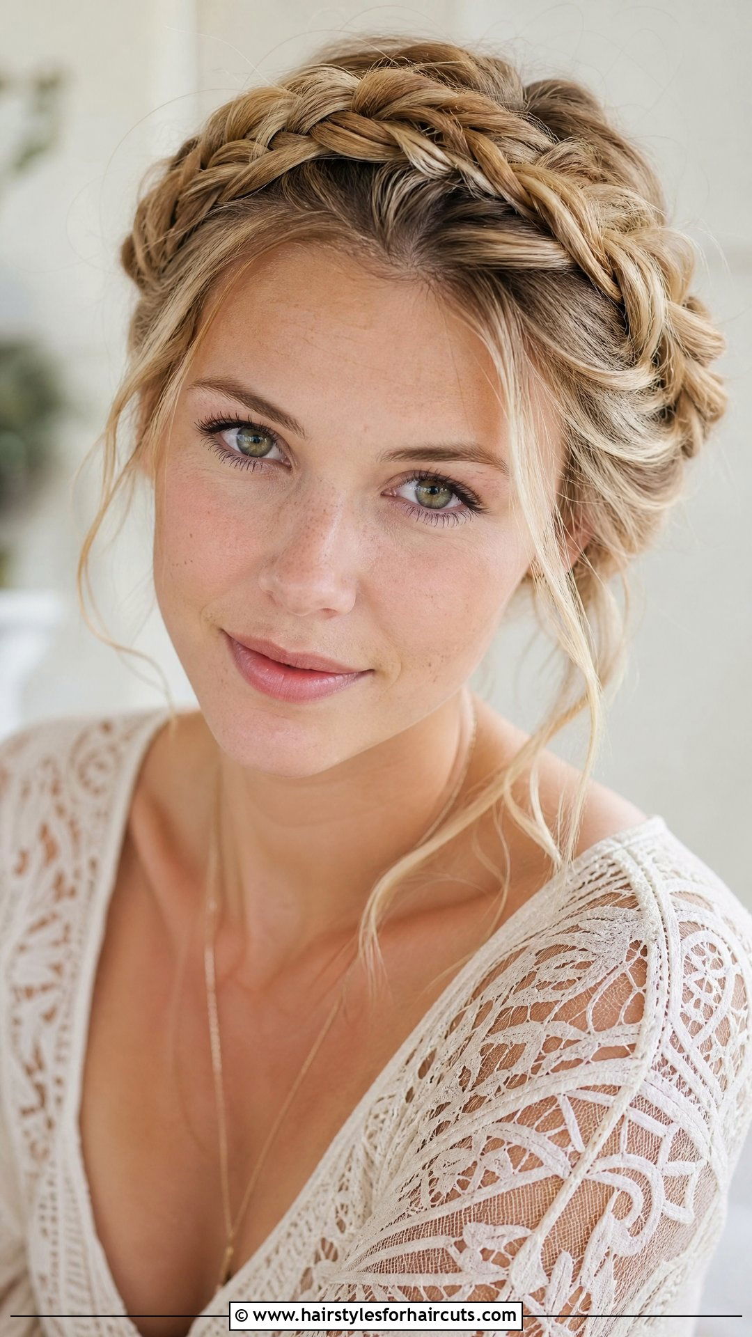 Braided Crown Hairstyle - 25 white woman hairstyles - 25 white woman hairstyles
